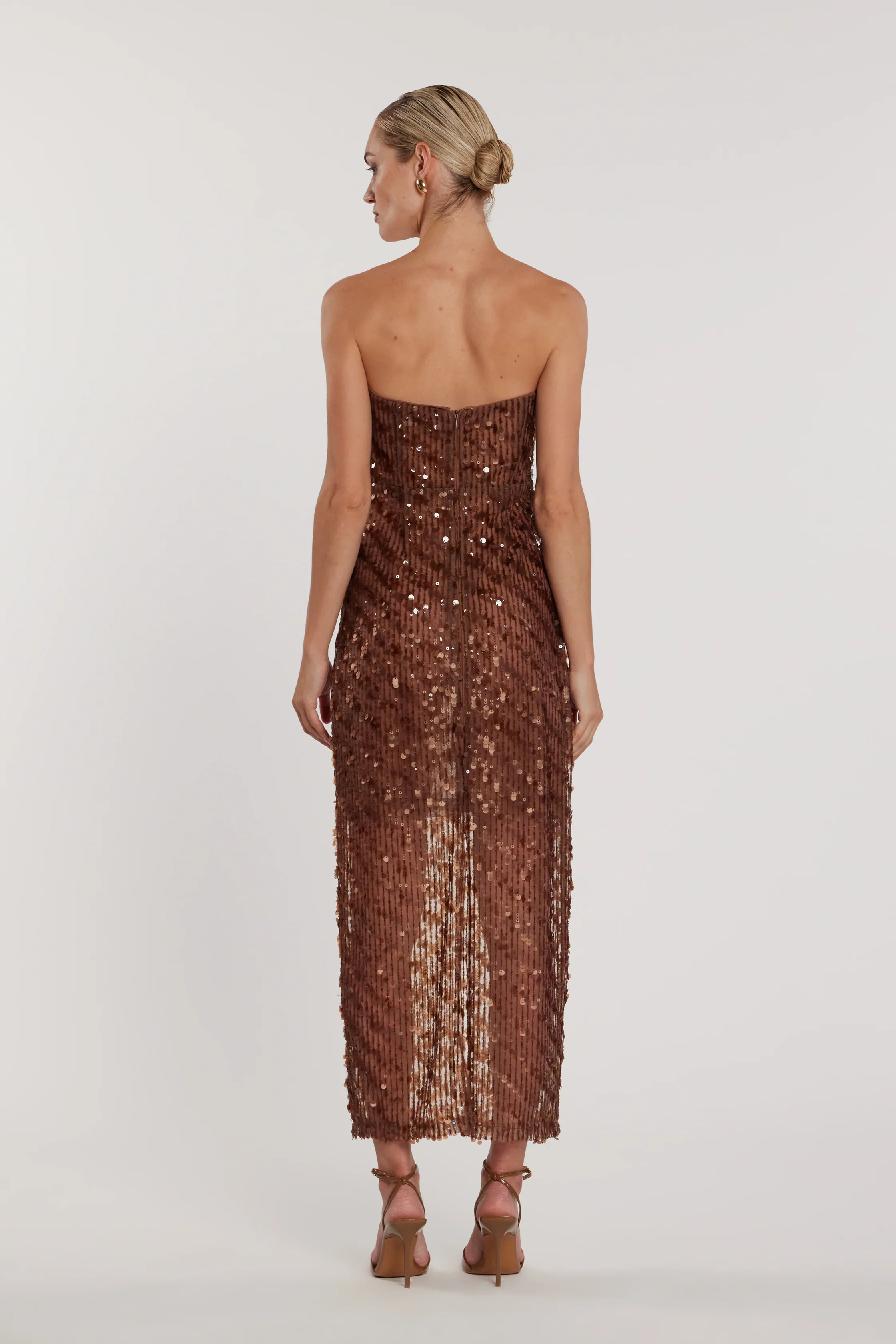 Abito DELREY midi fascia full paillettes - Image 2