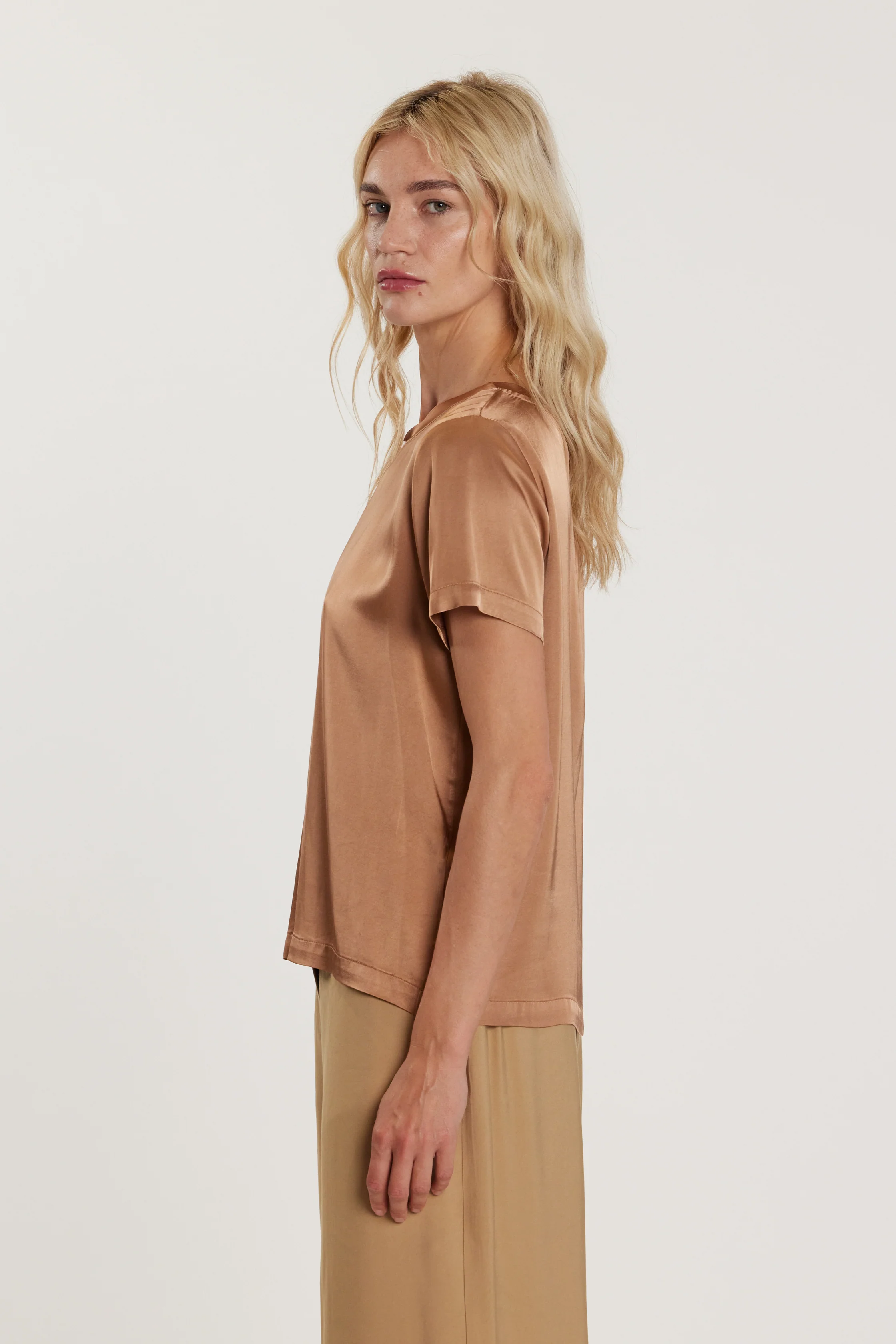 Blusa ERMIONE_S maniche corte girocollo raso - Image 2