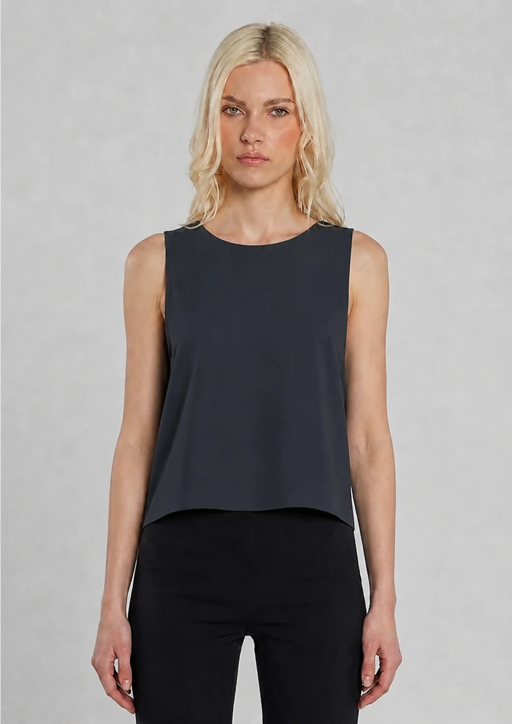 Blusa NINFA senza maniche lino - Image 4