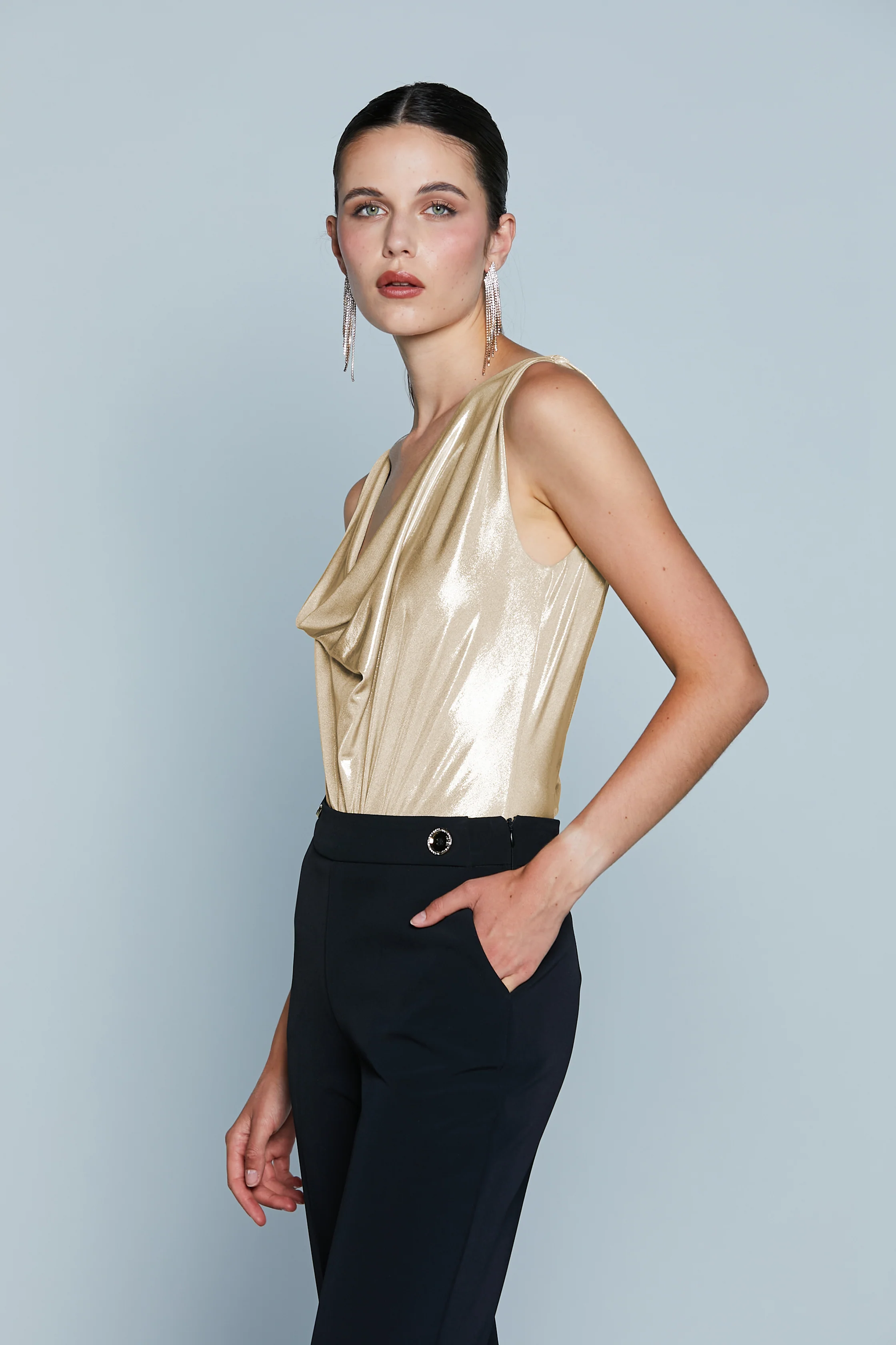 Body VALZER Spalmato Lurex - Image 2