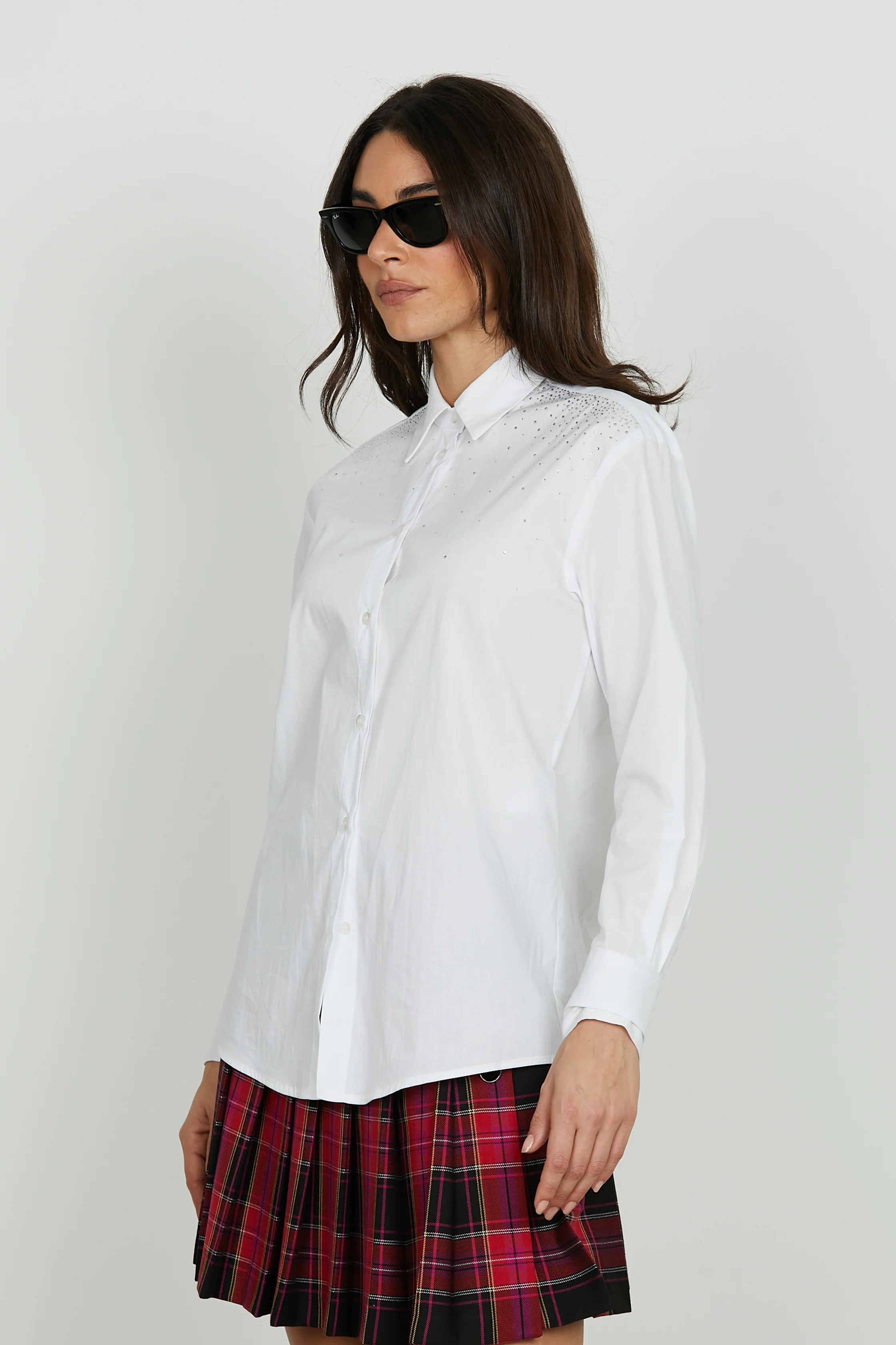 Camicia ASTERIAS_B manica lunga con strass - Image 2