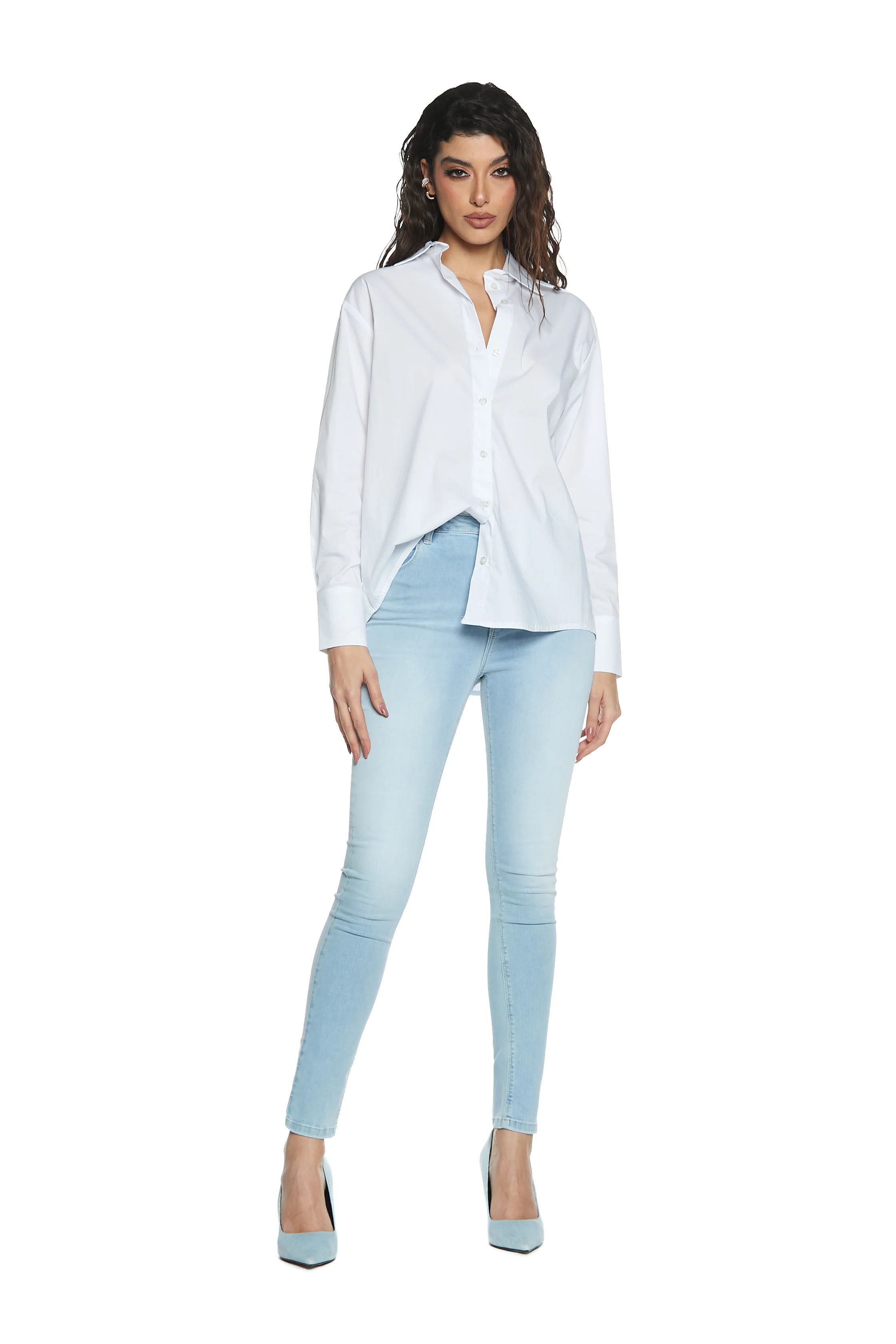 Camicia ASTERIS manica lunga con ricamo logo - Image 5