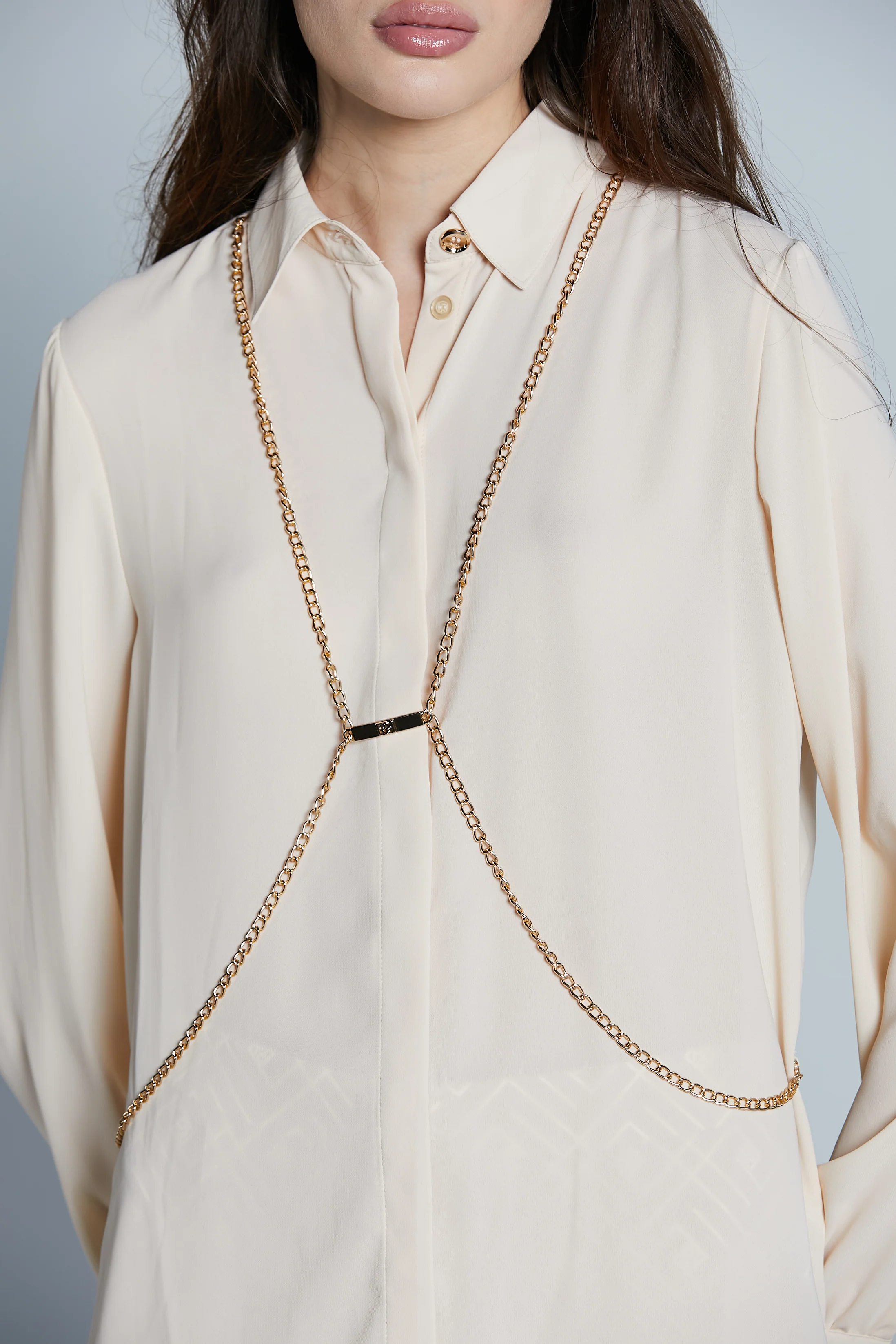 Camicia BURGOS M/L con Collana più Placchetta Logo - Image 4