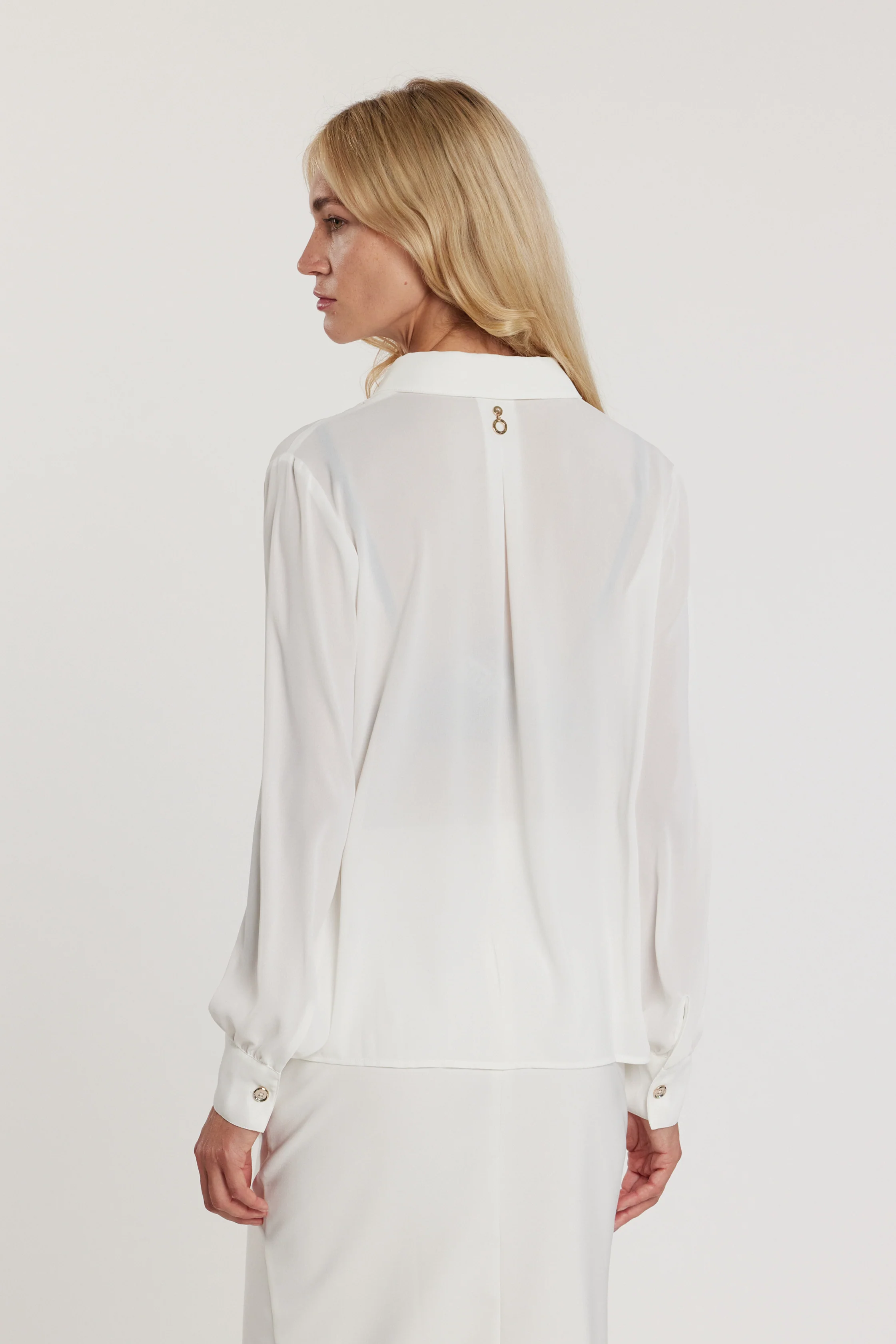 Camicia MOREAU maniche lunghe plissé sul seno - Image 3