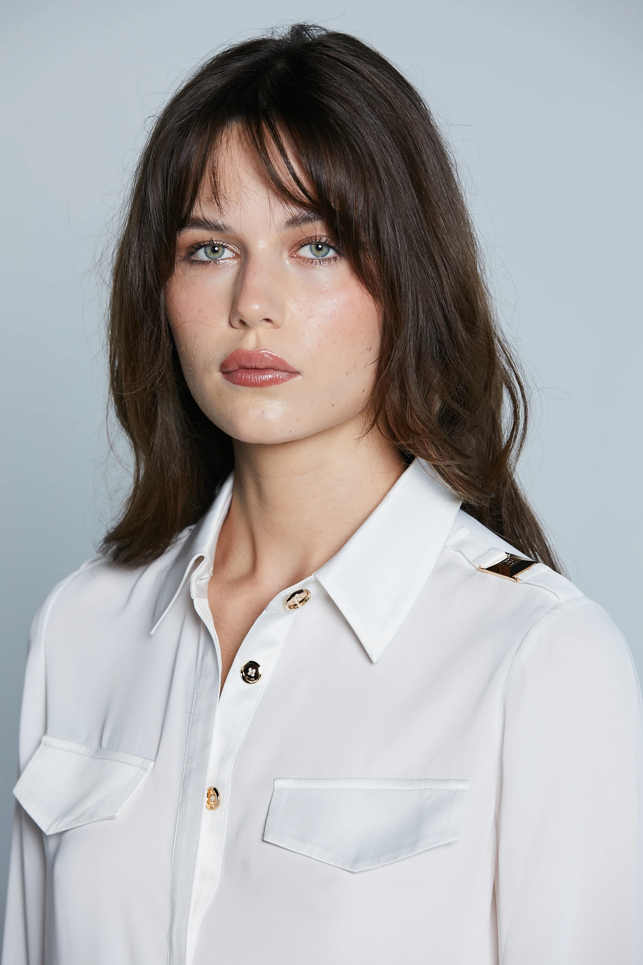 Camicia SEGOVIA M/L con Patte più Passanti Spalle più Inserti Raso - Image 4