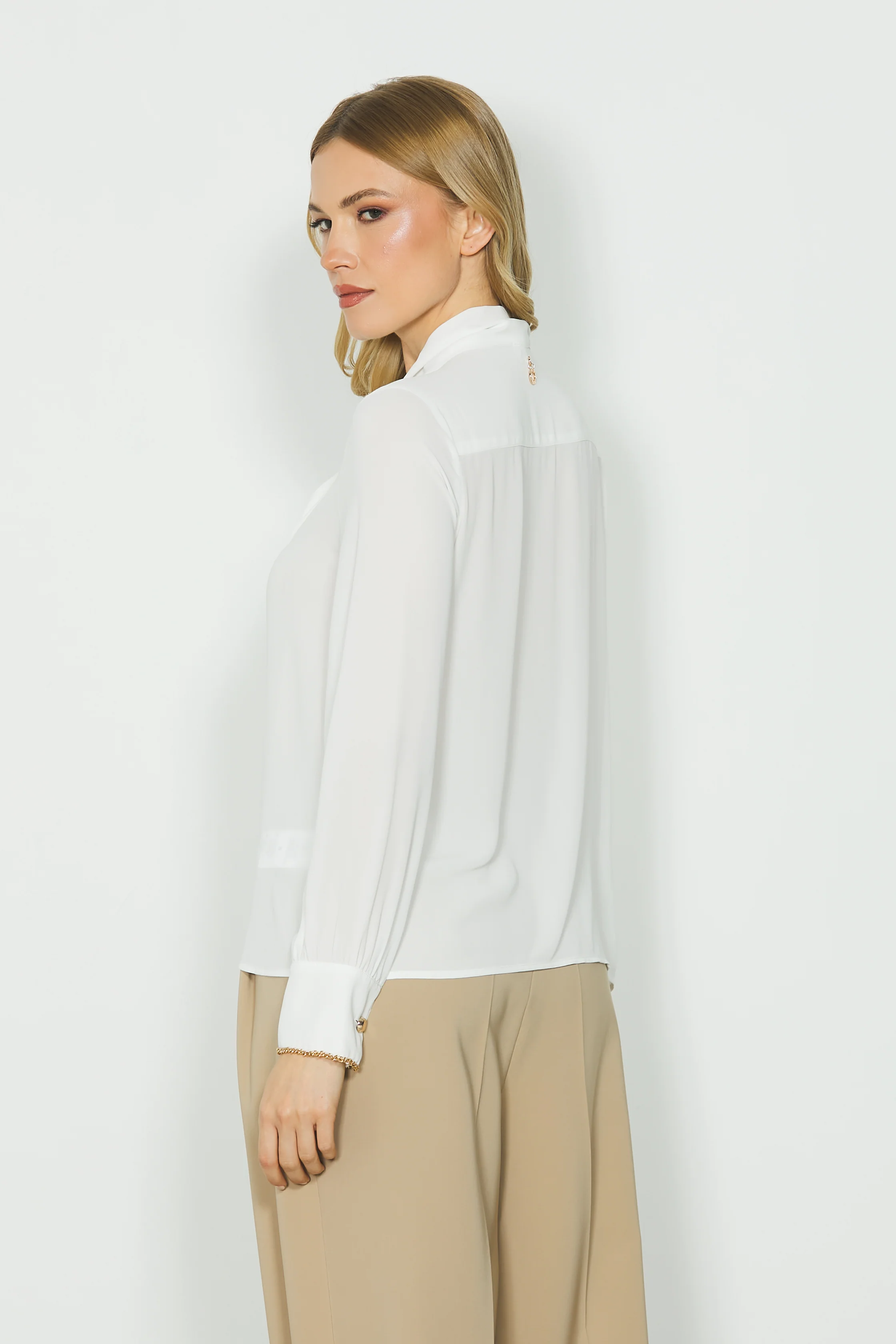 Camicia WITHNEY manica lunga con profili catena più fusciacca - Image 3