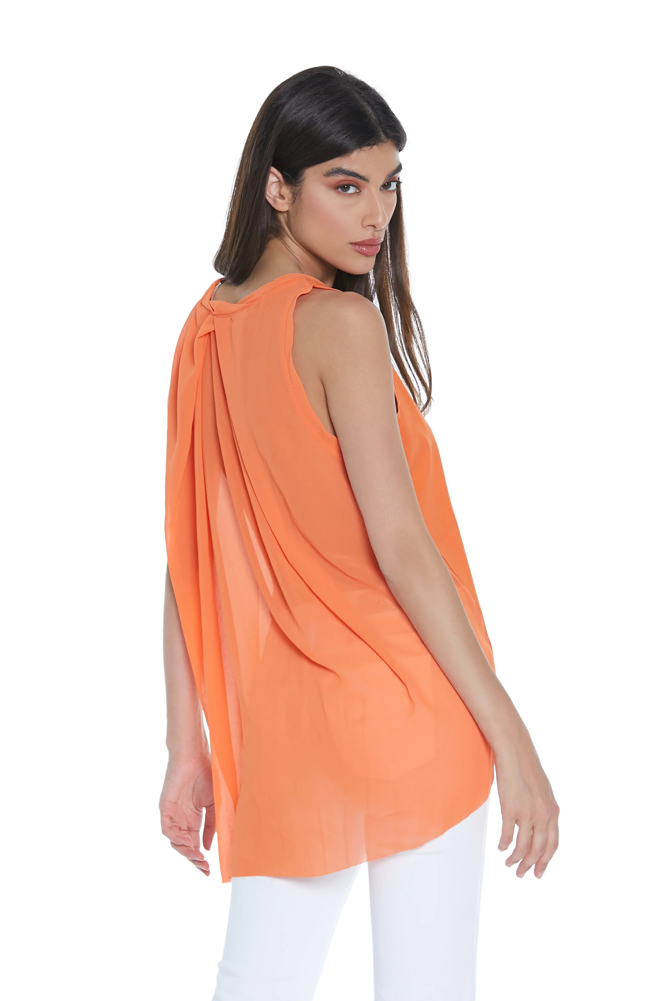 Canotta NARCISO con inserto georgette - Image 6
