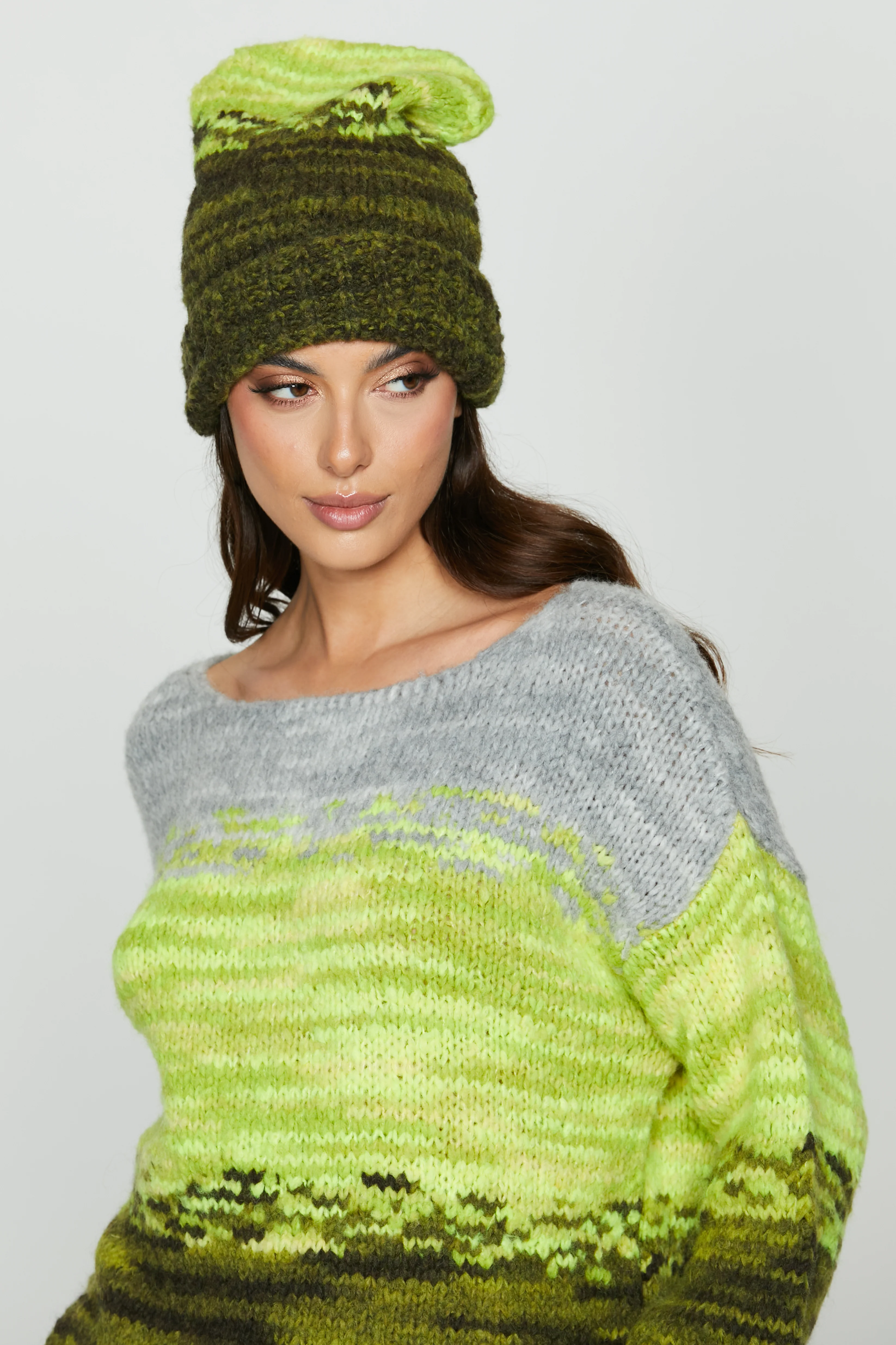 Cappello SELENE jacquard multicolor