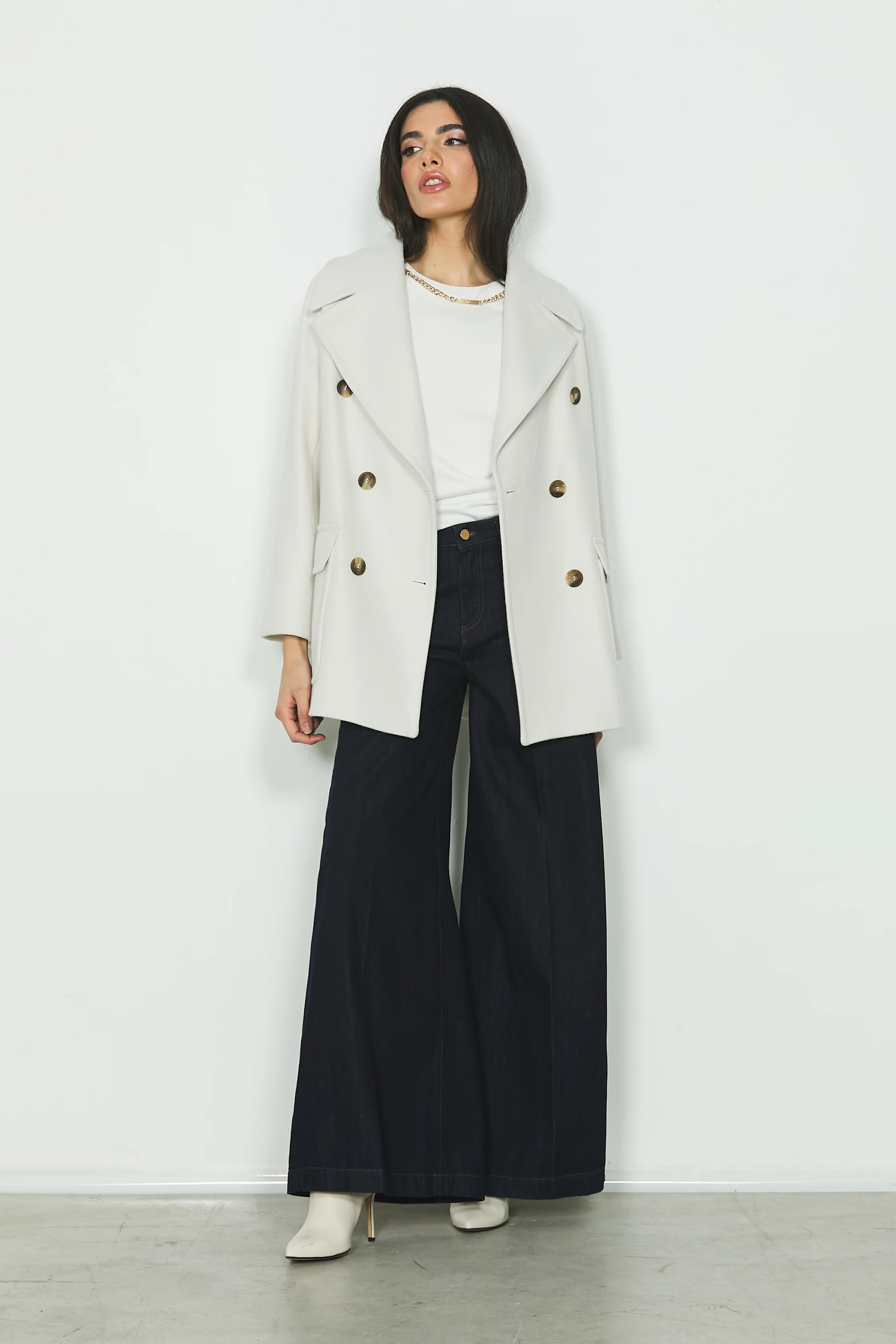 Cappotto CARLOTTE manica lunga raglan doppio petto - Image 4