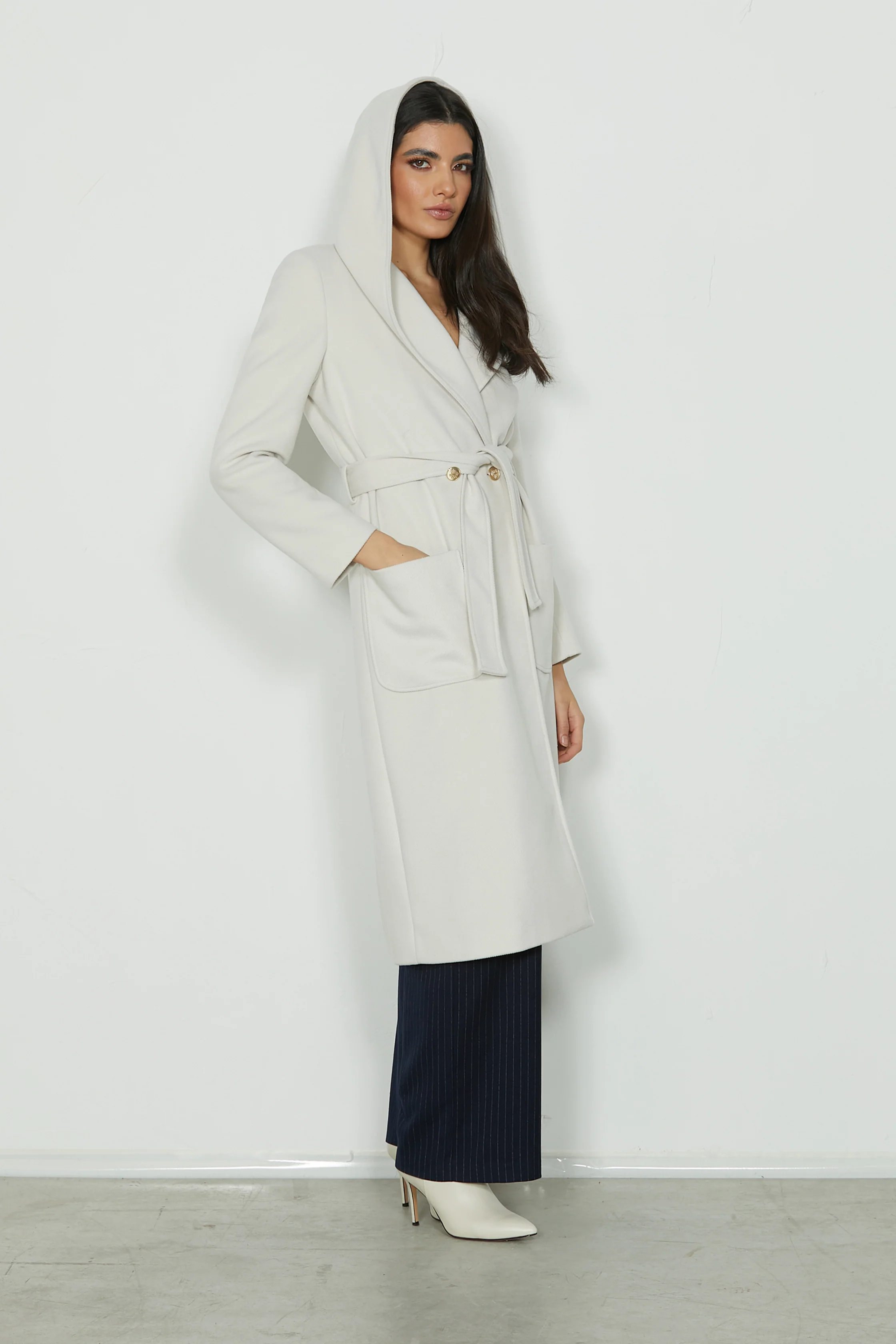 Cappotto HARPER Lungo C/Ts+Cappuccio Panno - Image 3