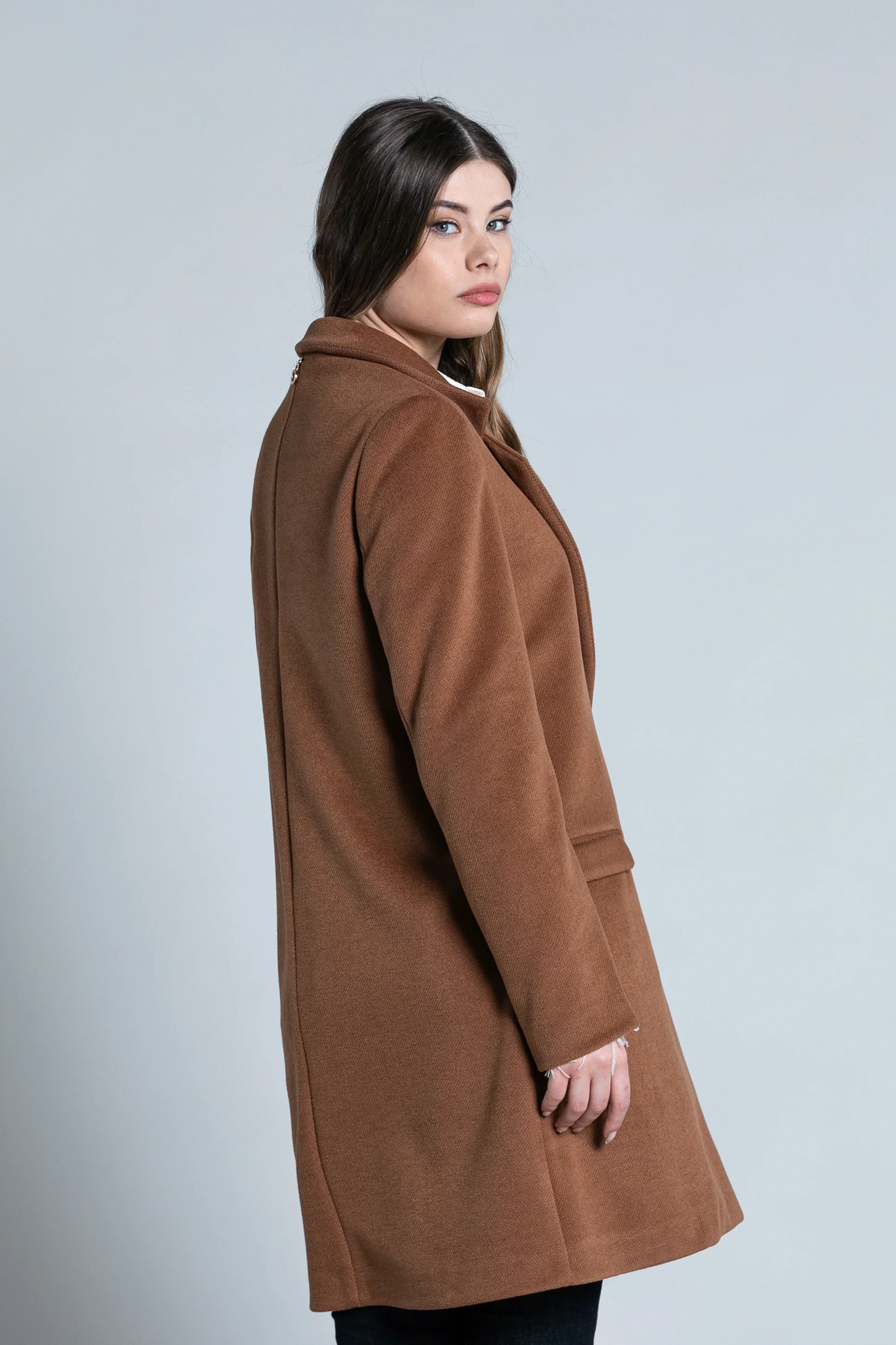 Cappotto OVELS_A manica lunga con tasche più patte sfoderato - Image 3