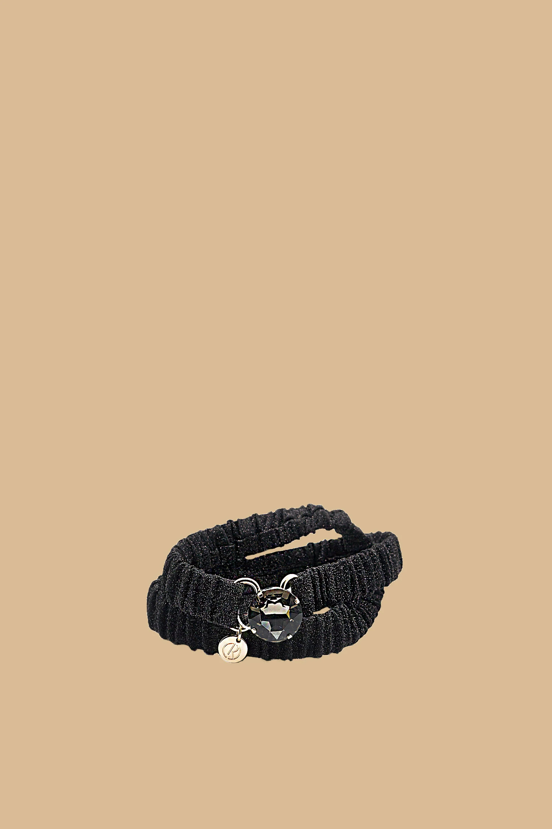 Cintura LUMINESH elasticizzata con cabochon lurex - Image 2