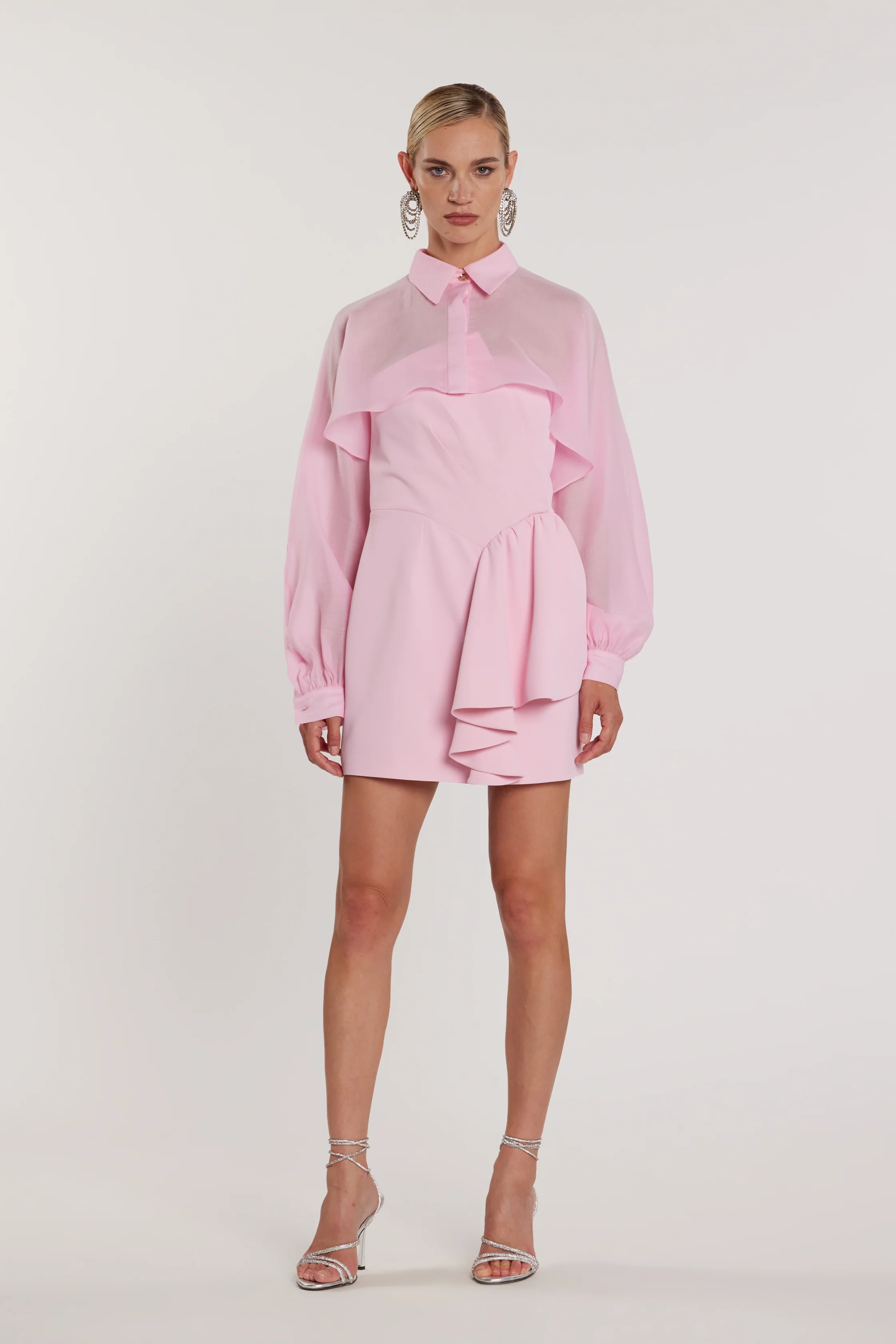 Coprispalle HANOI maniche lunghe kimono effetto camicia - Image 4