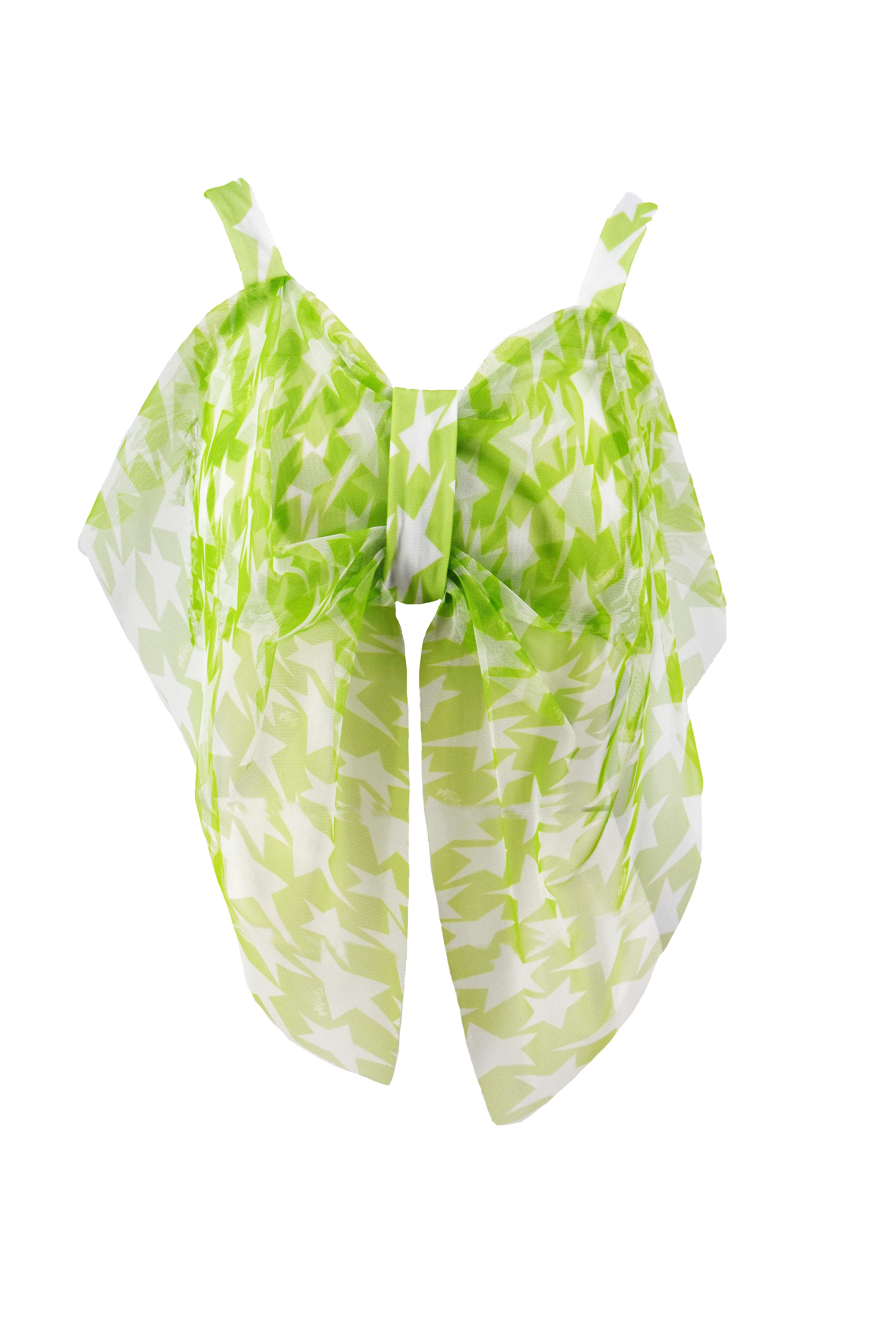 Crop-top YORY con fiocco tulle fantasia stelle - Image 5