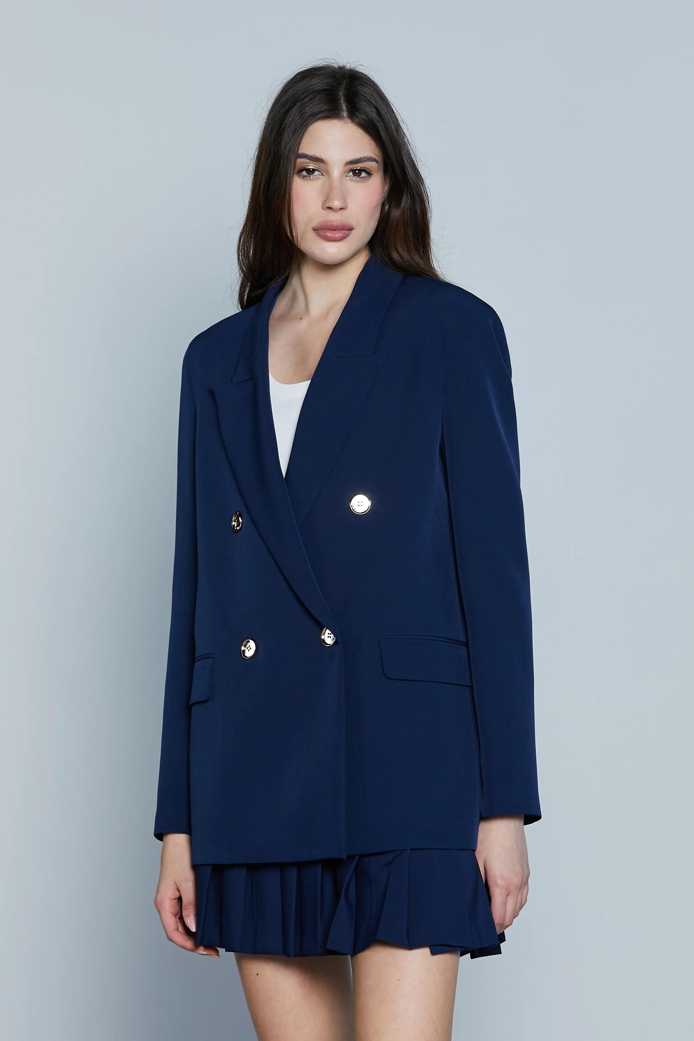 Giacca ZELINDA_B M/L Doppio Petto con Tasche
