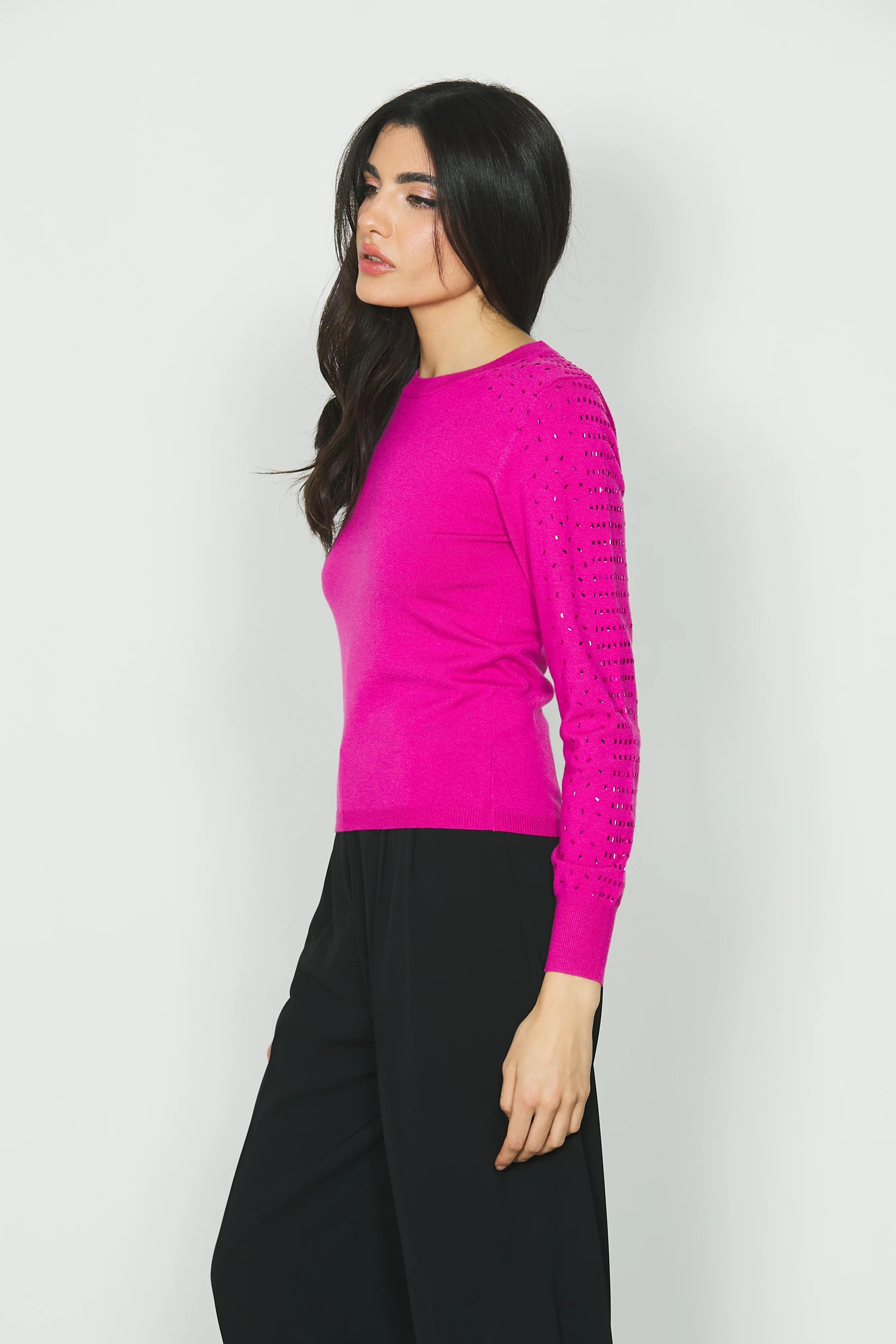 Maglia ALENA manica lunga con baguette - Image 2