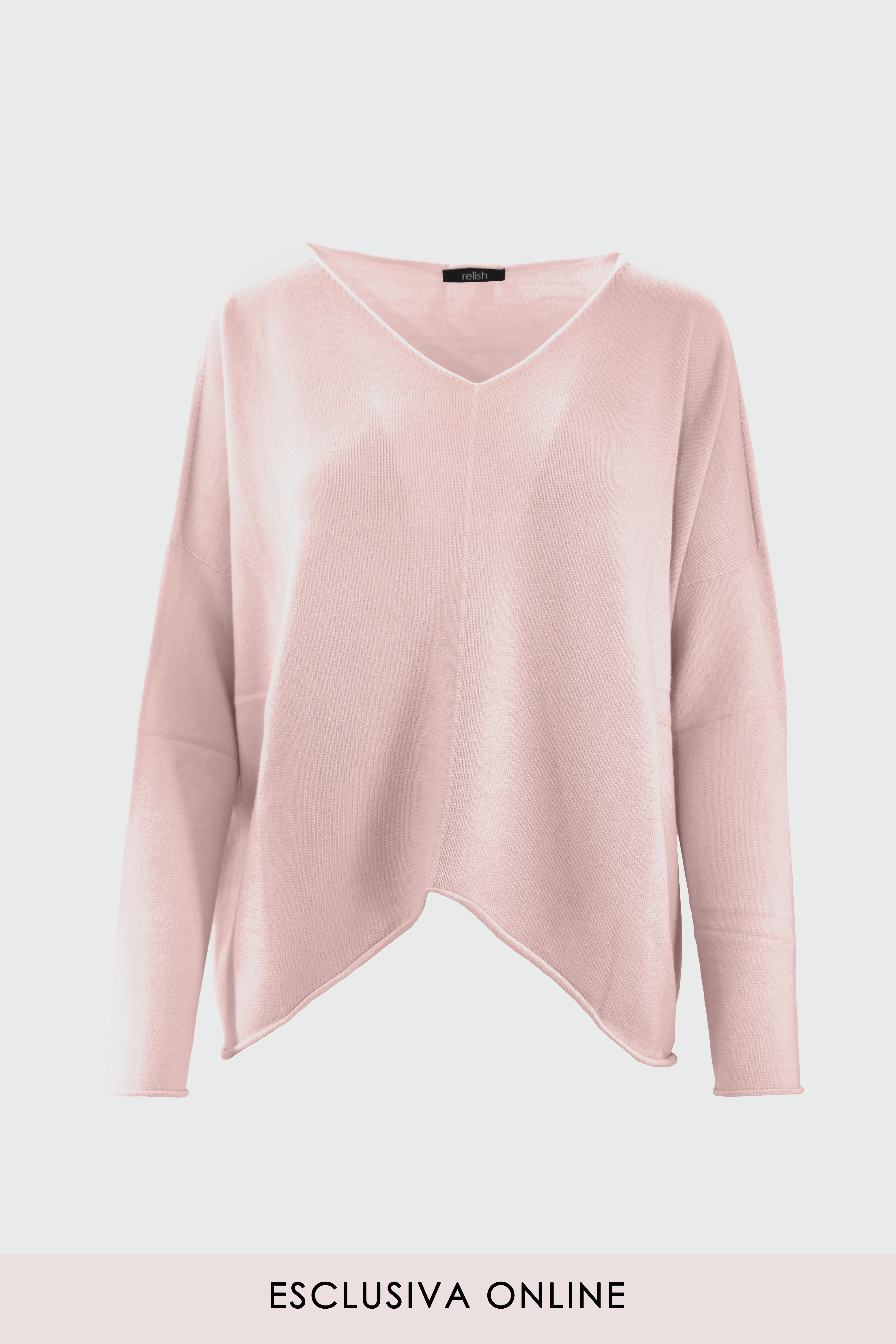 Maglia ISTORIQUE scollo a V manica lunga asimmetrico - Image 5