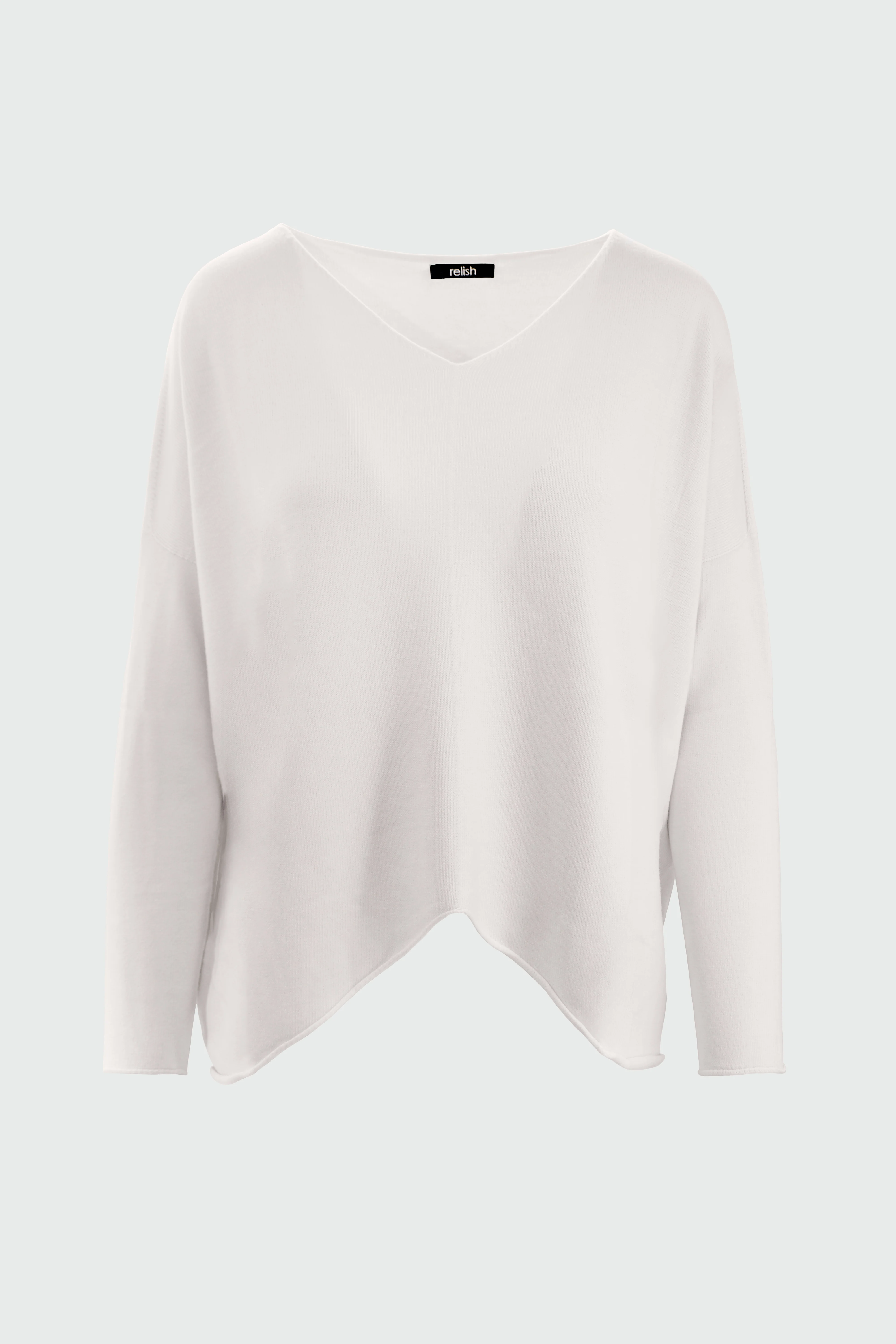 Maglia ISTORIQUE scollo a V manica lunga asimmetrico - Image 6