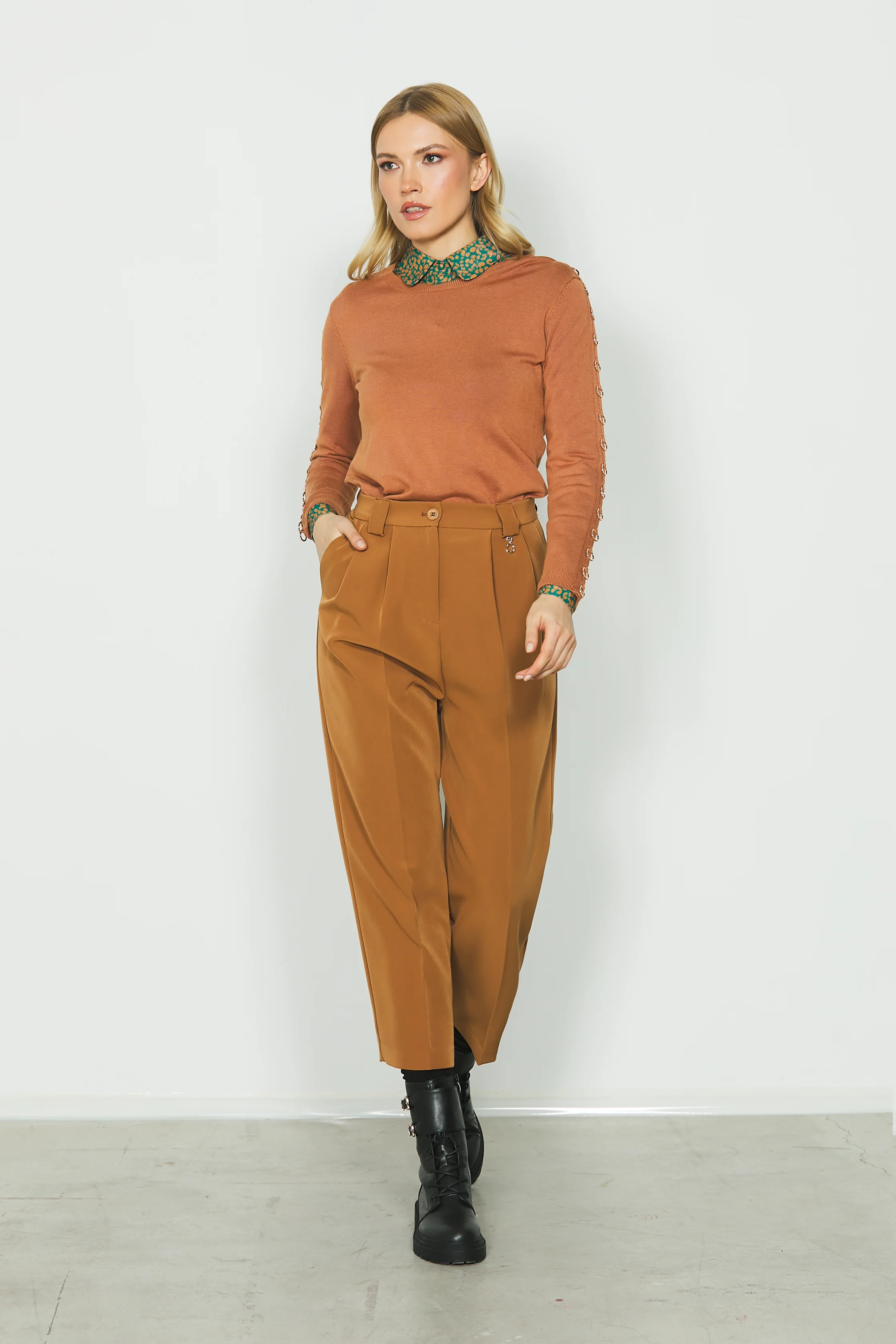 Maglia LAUREN manica lunga con dettaglio anelli - Image 5