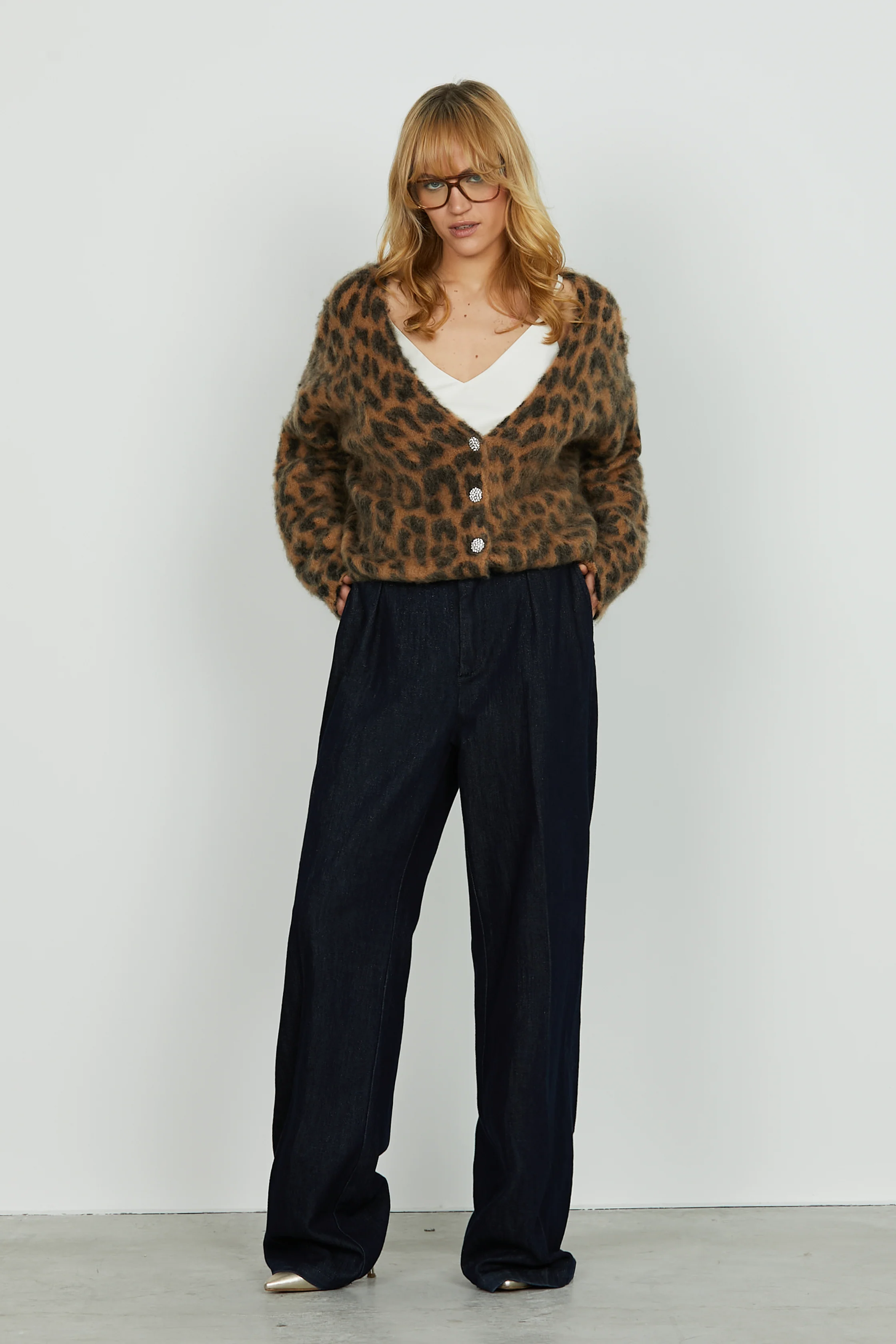 Panta ALAIN_20 v.alta con ts francesi più pinces più cint.con alamaro wild fit d.blu