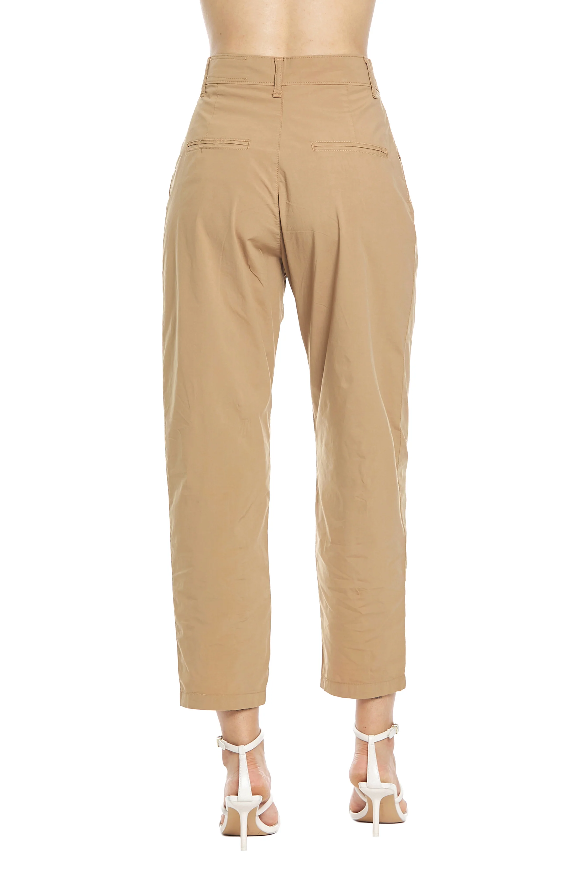 Panta DRUN_A chinos confort con pinces popeline cotone - Image 4