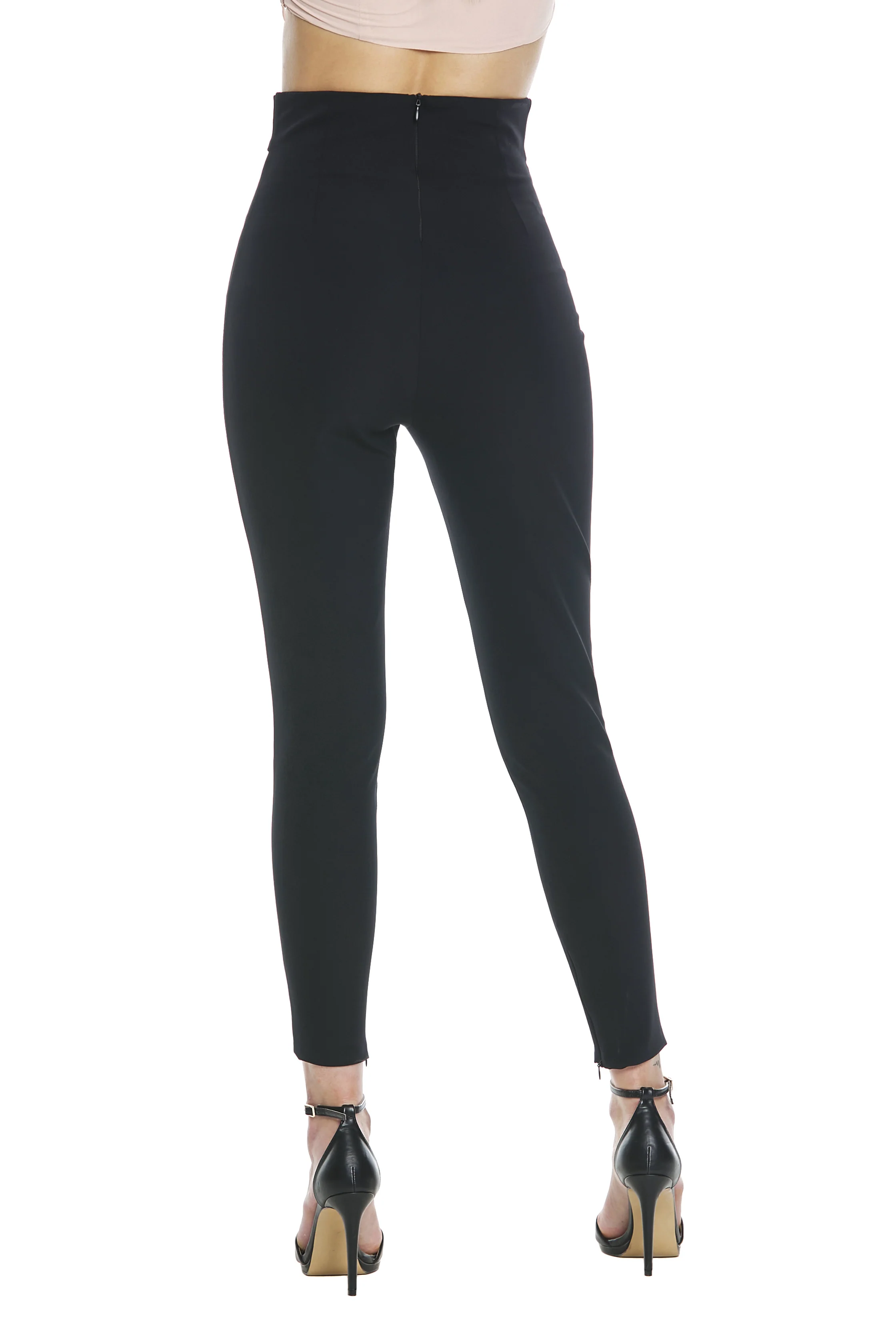 Panta FAUNA vita alta gamba dritta con vele più accessorio catena - Image 4