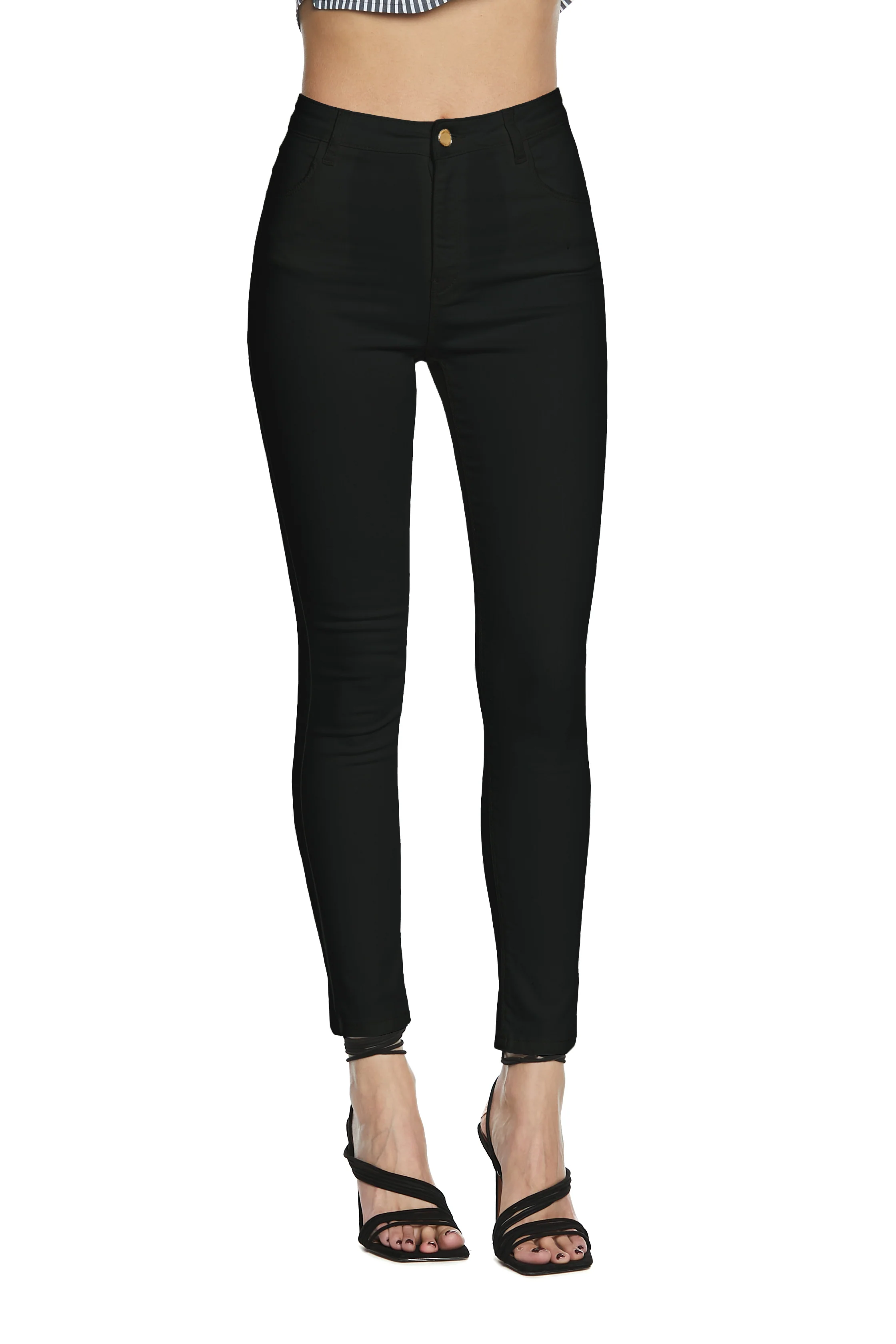 Panta KATE_1 vita alta 4tasche  slim fit bull - Image 6