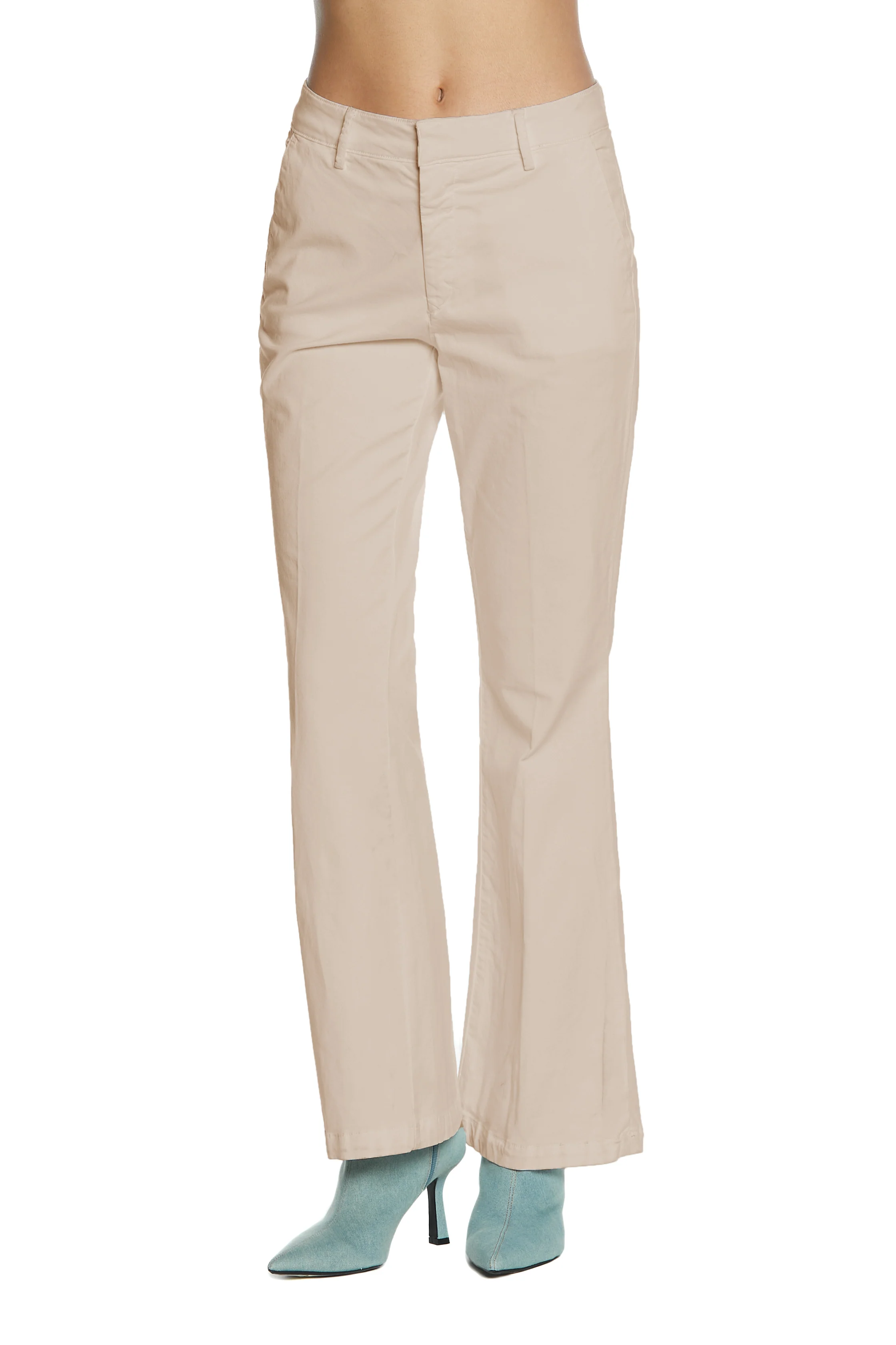 Panta KRISTEN_1 vita media chino flaire fit gabardine - Image 5