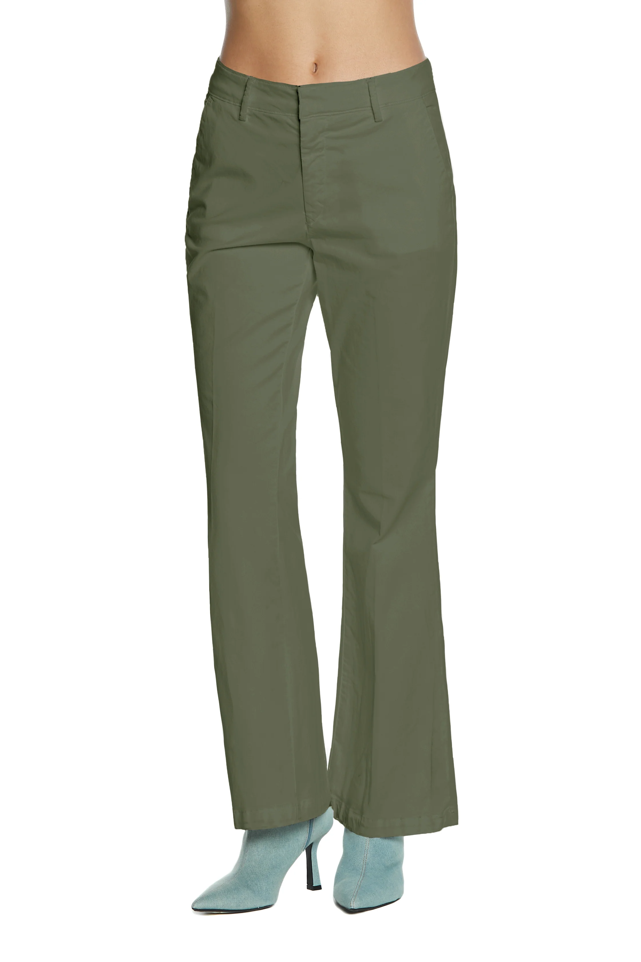 Panta KRISTEN_1 vita media chino flaire fit gabardine - Image 6