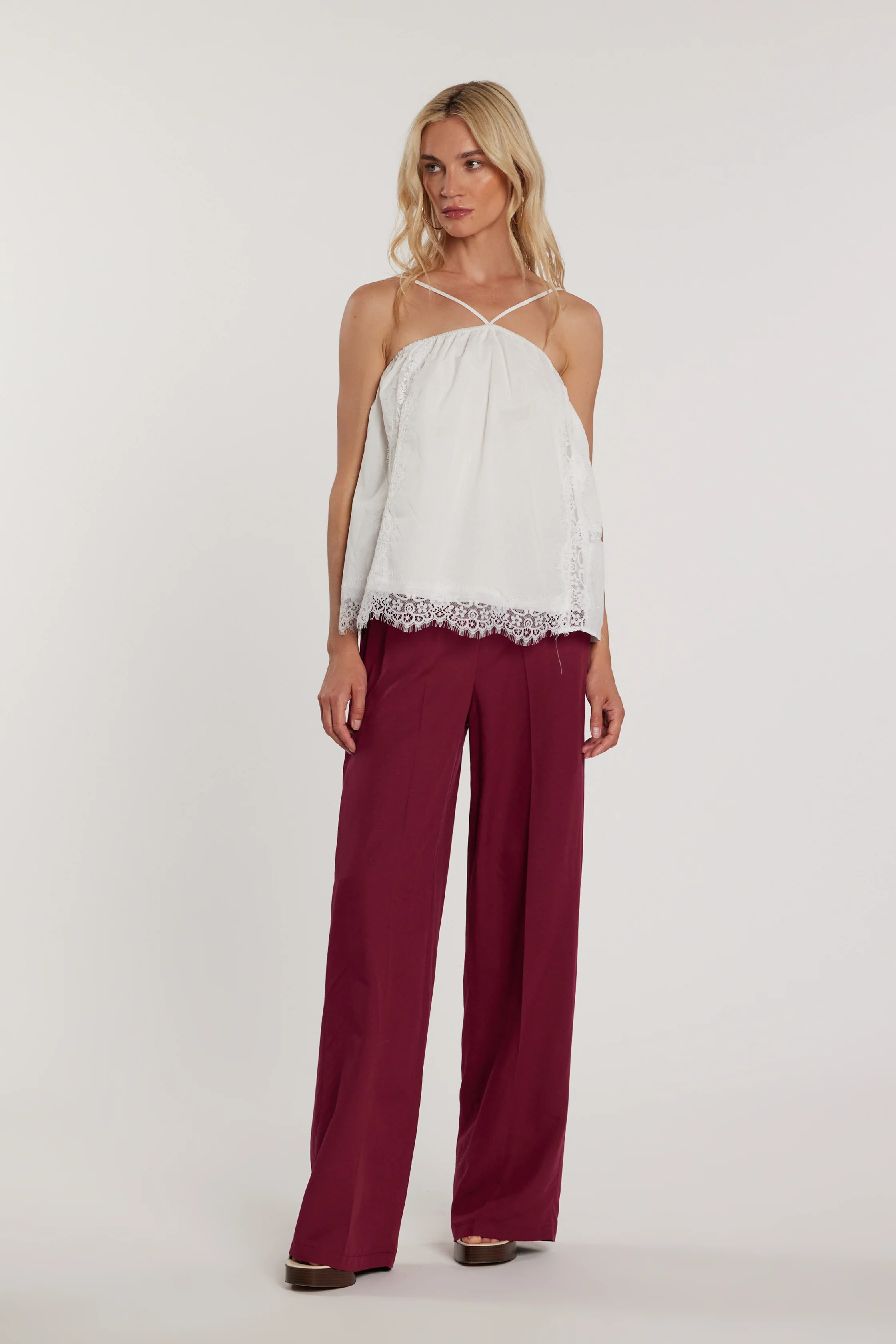 Pantalone ARCURY vita alta con elastico