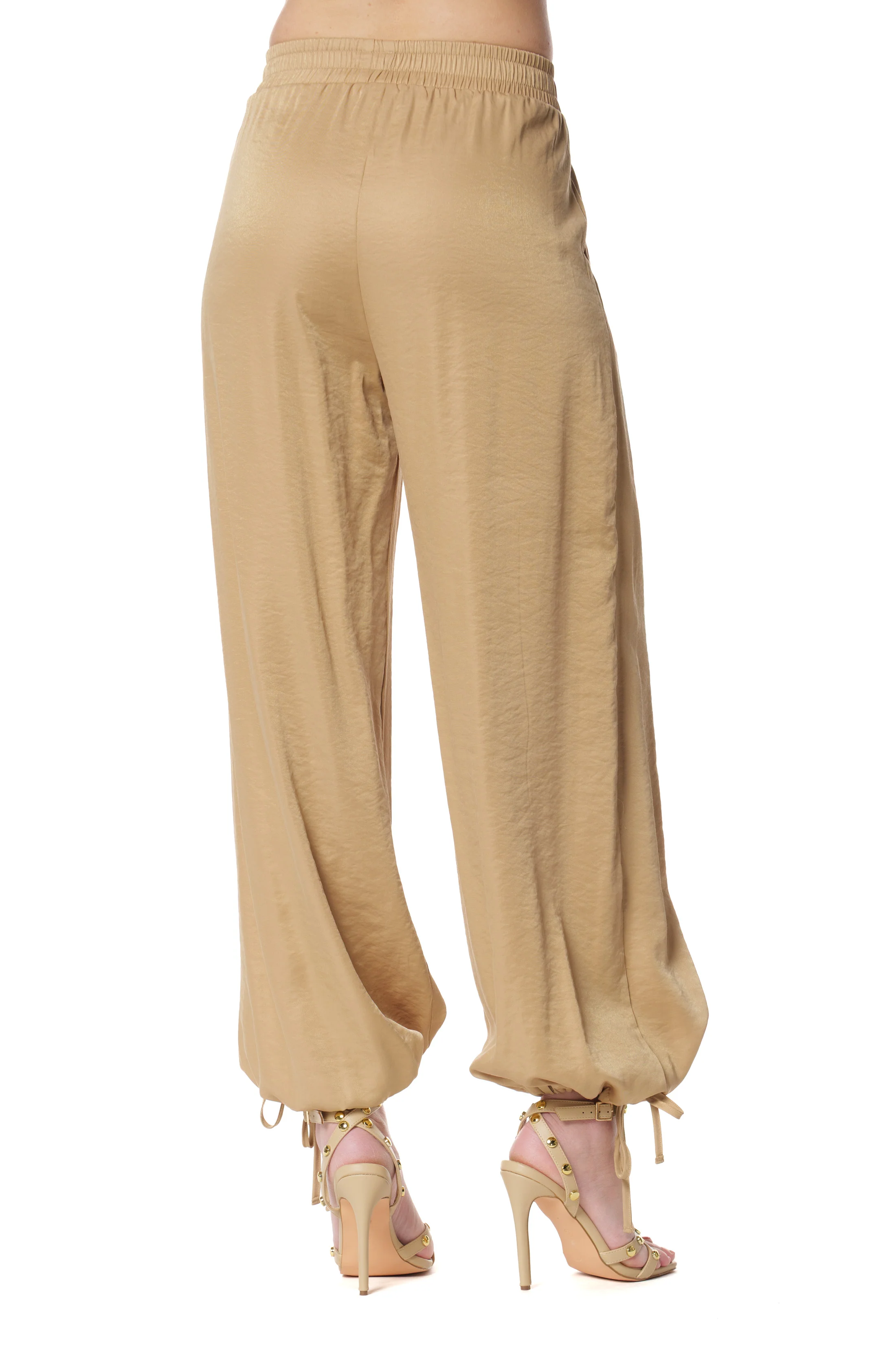 Pantalone BADRA largo con coulisse fondo - Image 3
