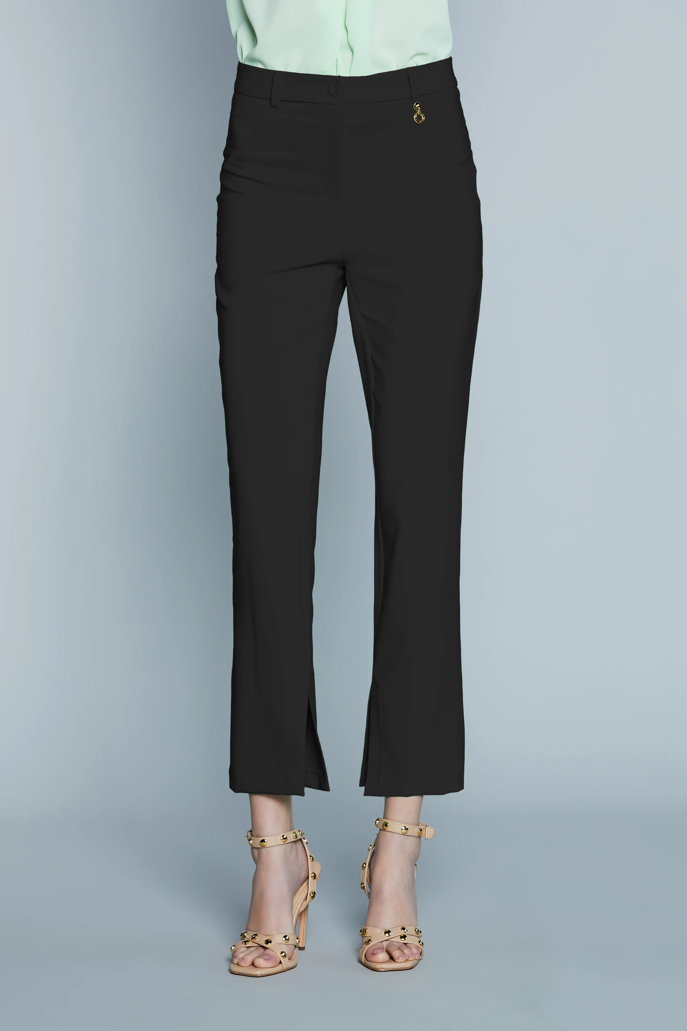 Pantalone CISALINA Sigaretta con Spacchi Fondo - Image 10