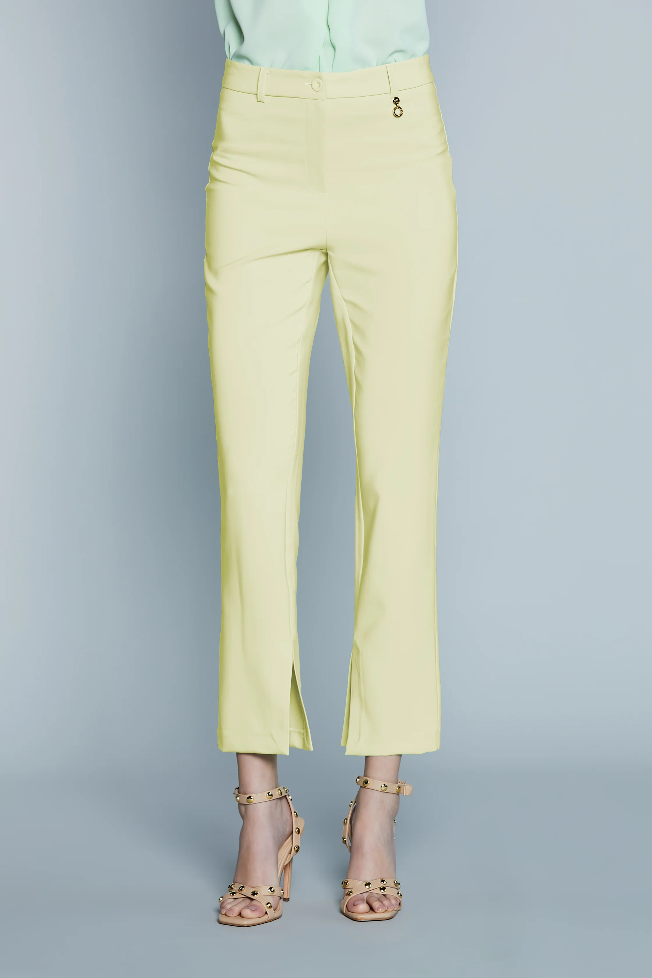 Pantalone CISALINA Sigaretta con Spacchi Fondo - Image 14