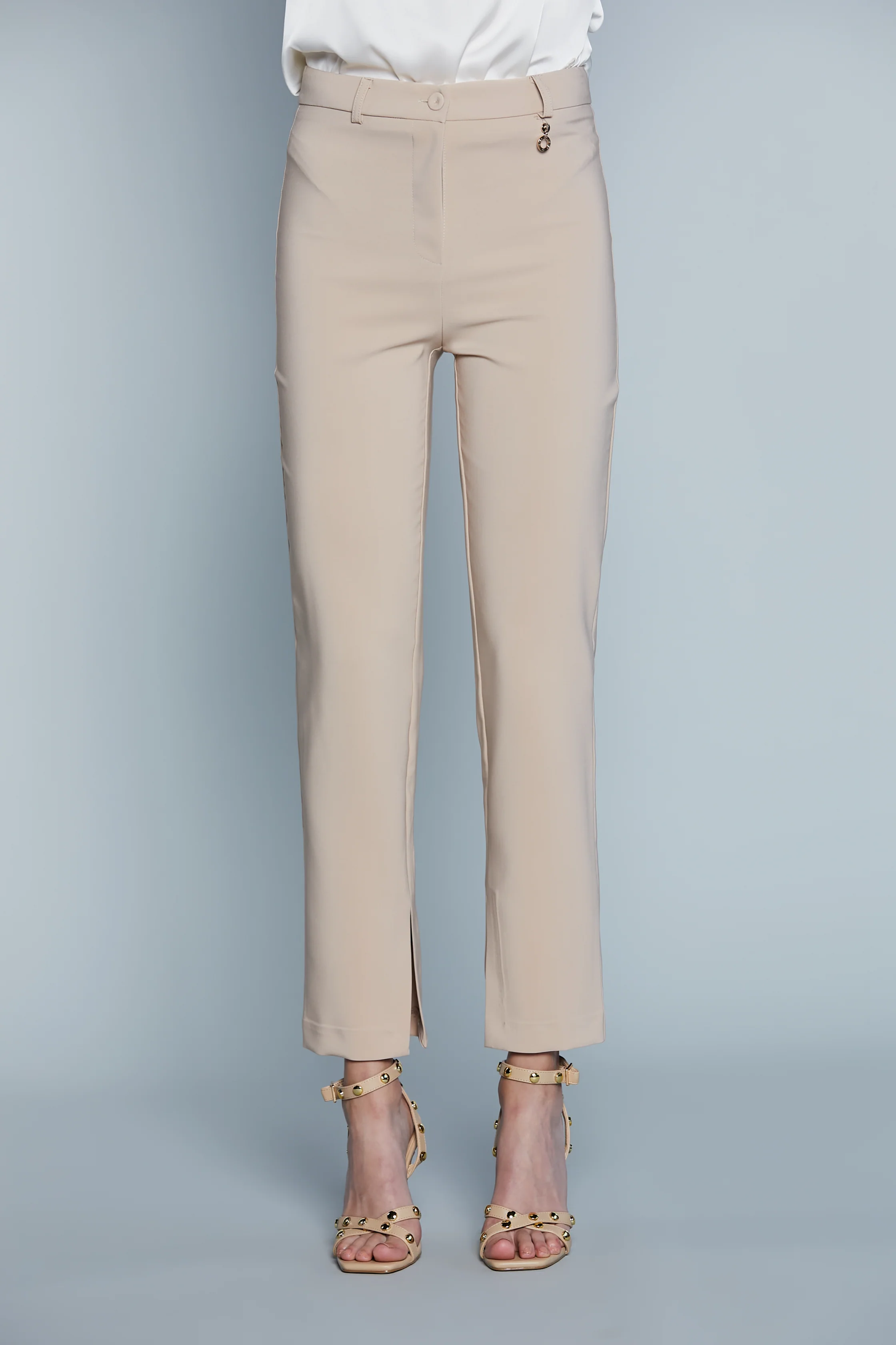 Pantalone CISALINA Sigaretta con Spacchi Fondo - Image 6