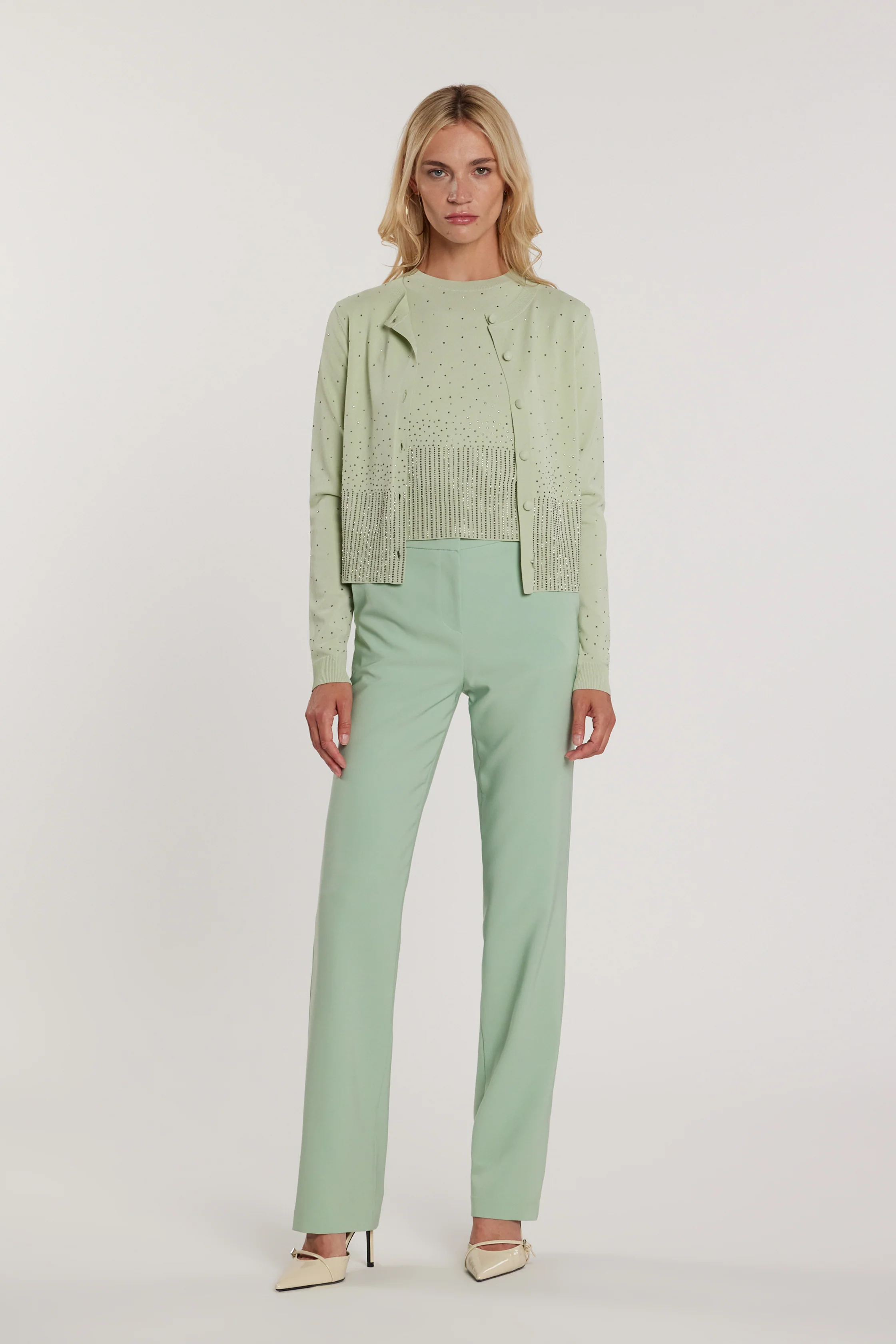 Pantalone CLOES vita alta con tasche francesi più filetto