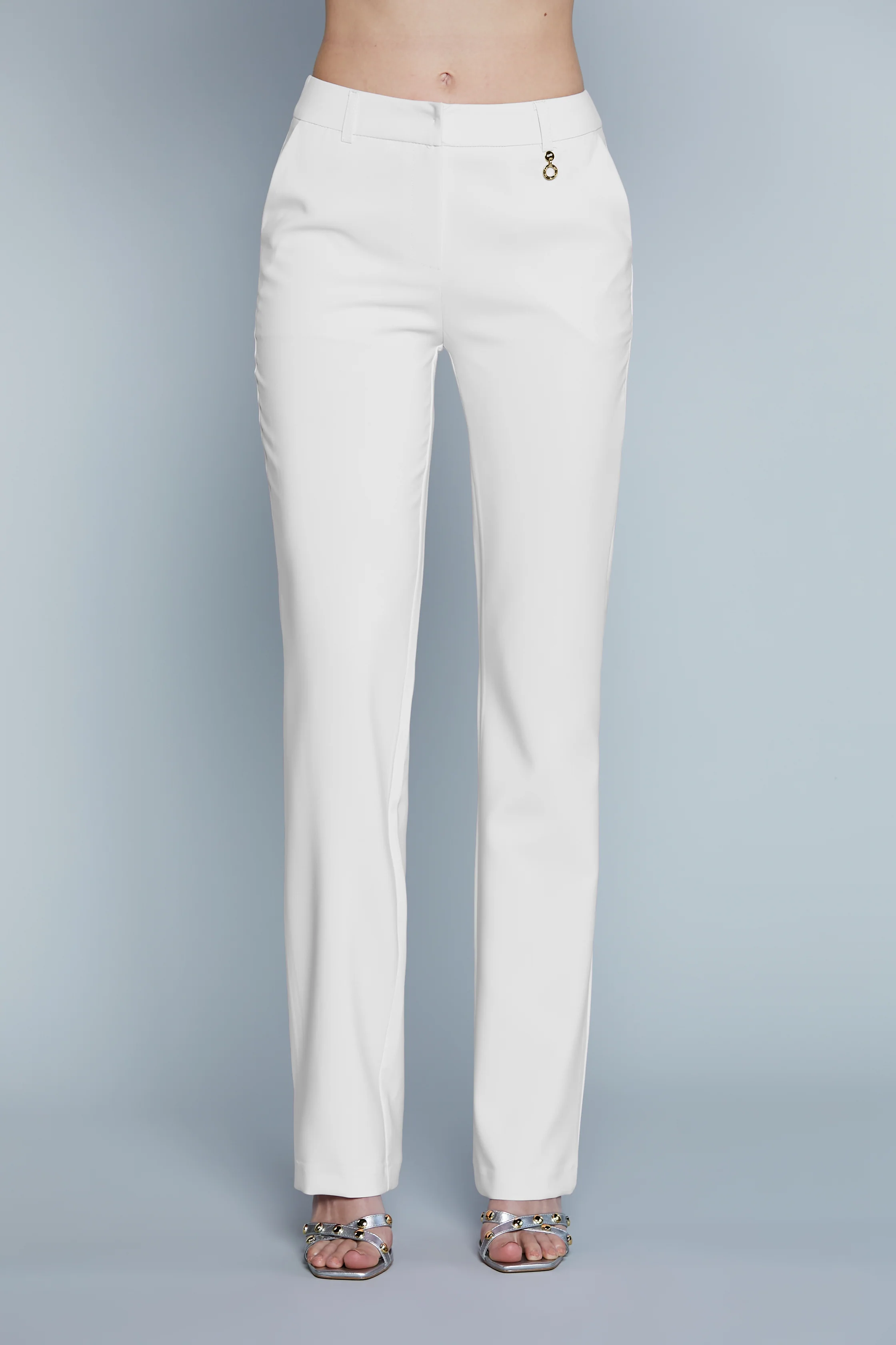 Pantalone CLOES Vita Alta con Tasche Francesi più Filetto Zampa - Image 7
