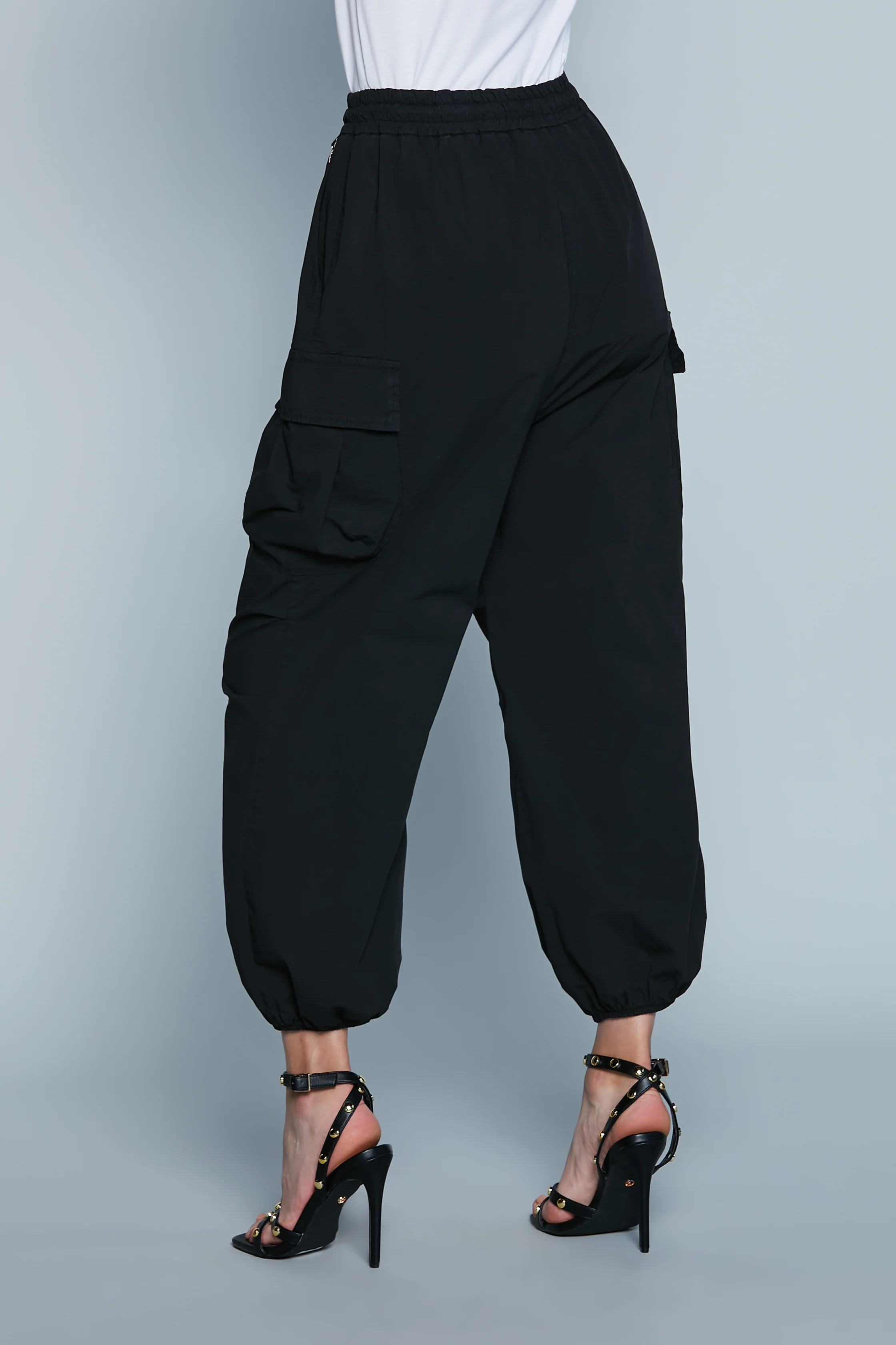 Pantalone MACAPA Vita Alta con Elastico più Coulisse più Tasconi più Elastico Fdo - Image 4