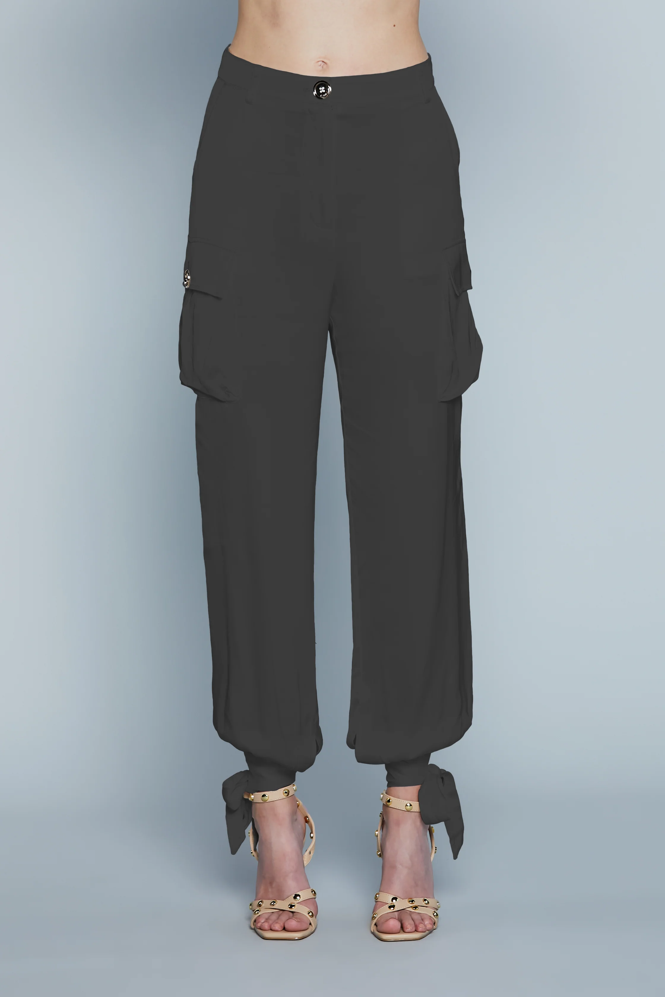 Pantalone NORMA Vita Alta con Tasche più Tasconi più Fausciacca Fondo - Image 7