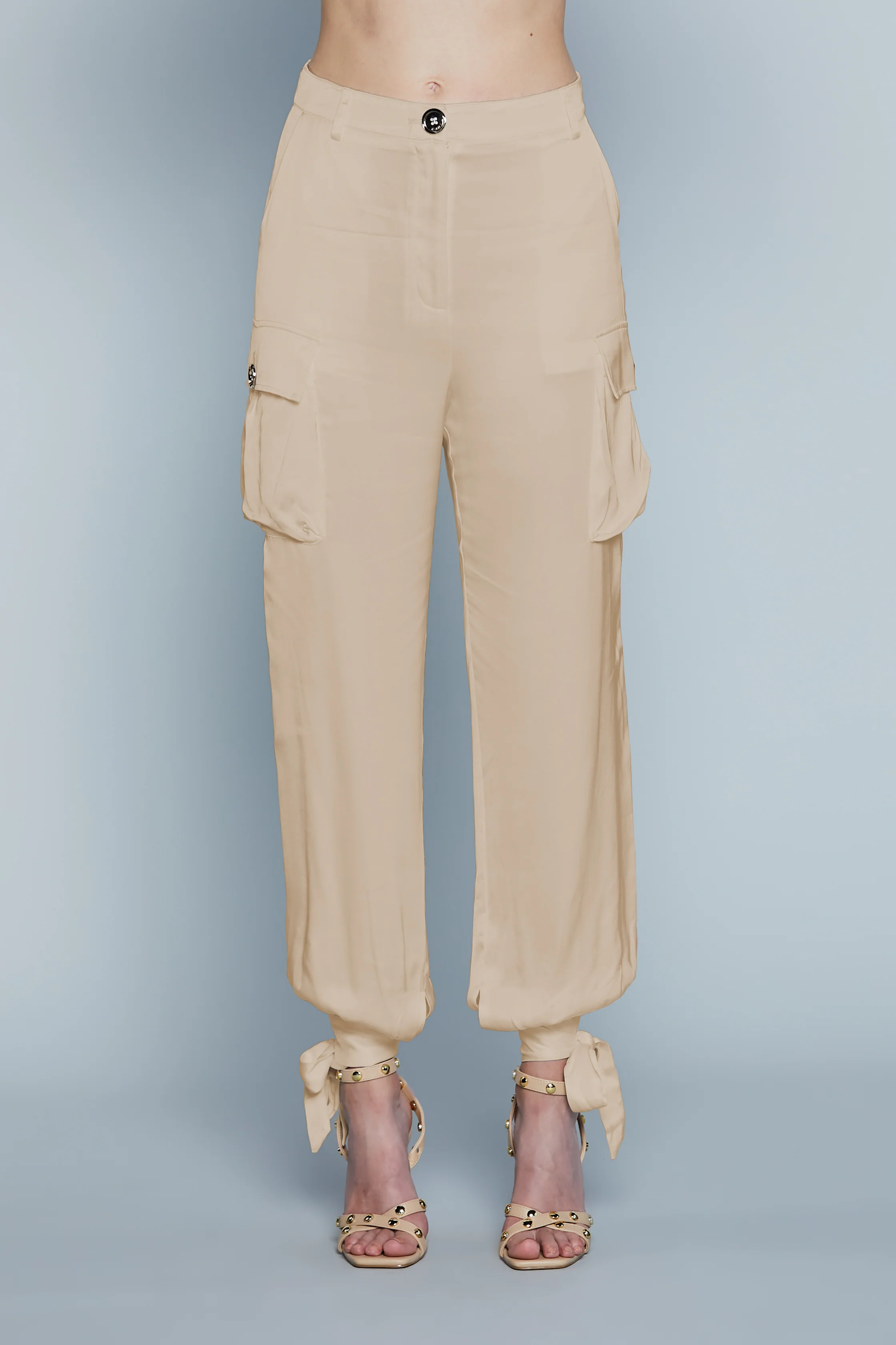 Pantalone NORMA Vita Alta con Tasche più Tasconi più Fausciacca Fondo - Image 8