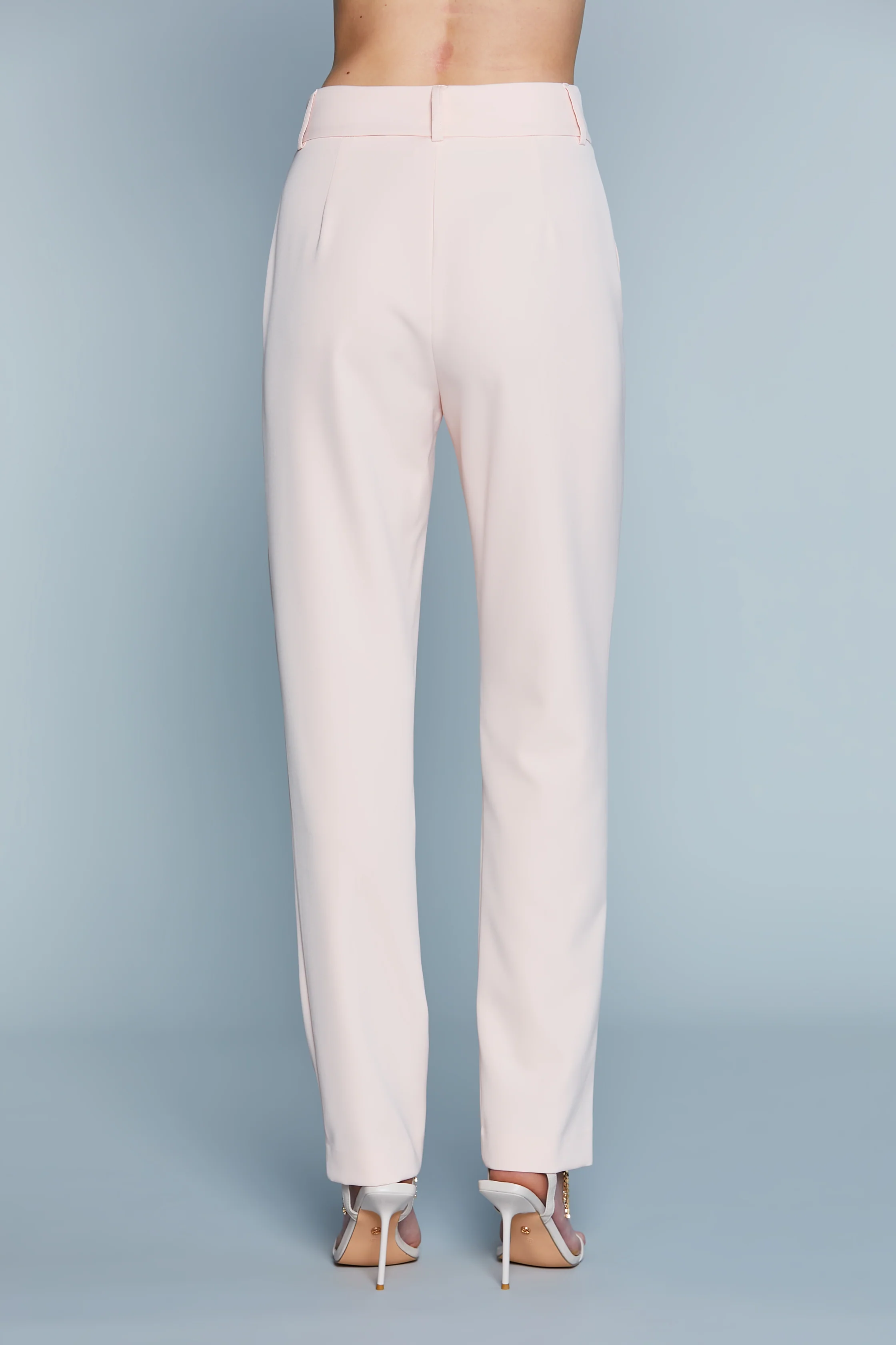 Pantalone SELENITE con Ganci più Passanti più Vita Alta Gamba Dritta - Image 4