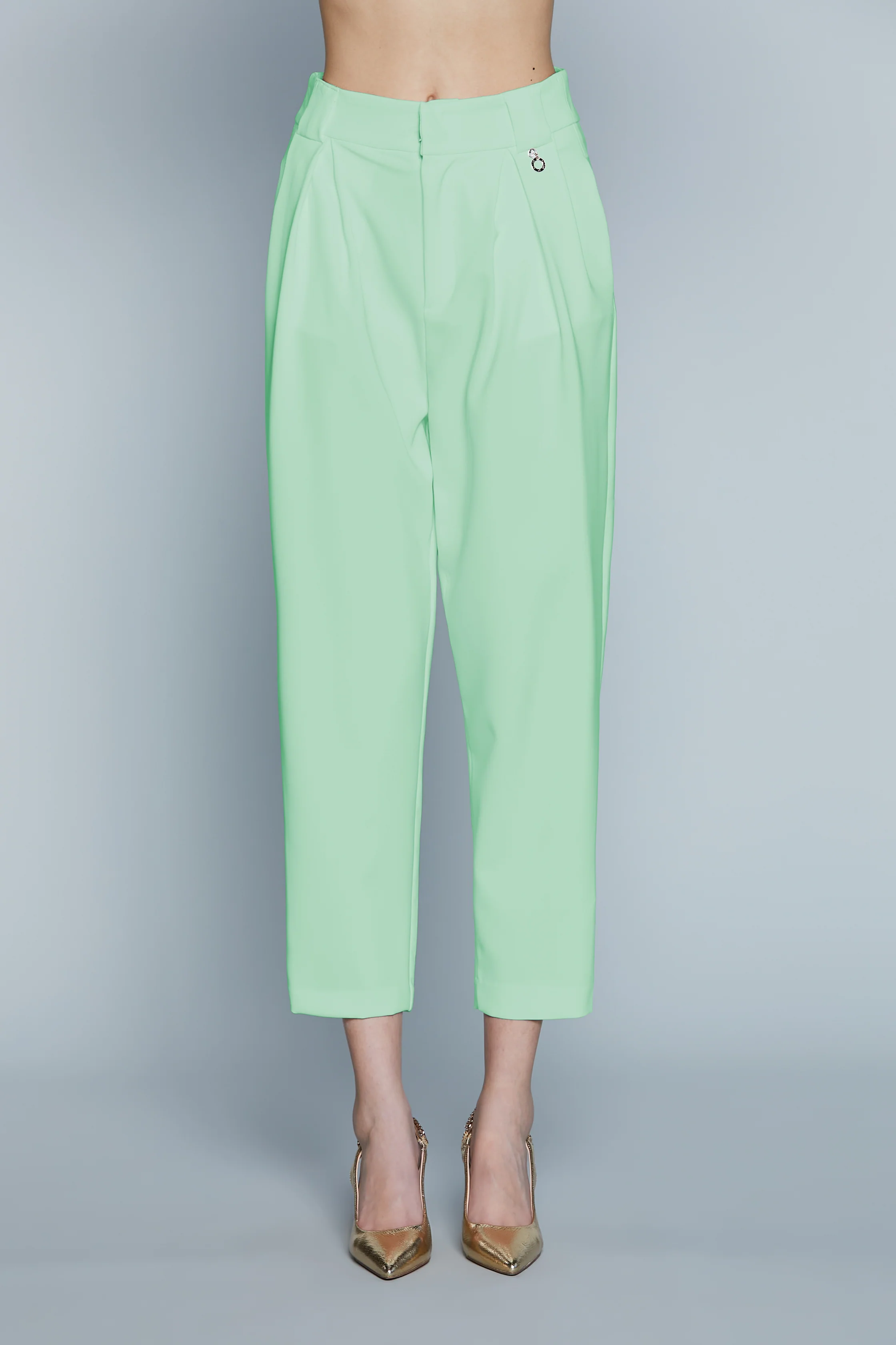Pantalone SETMU Vita Alta con Pinces più Tasche - Image 10