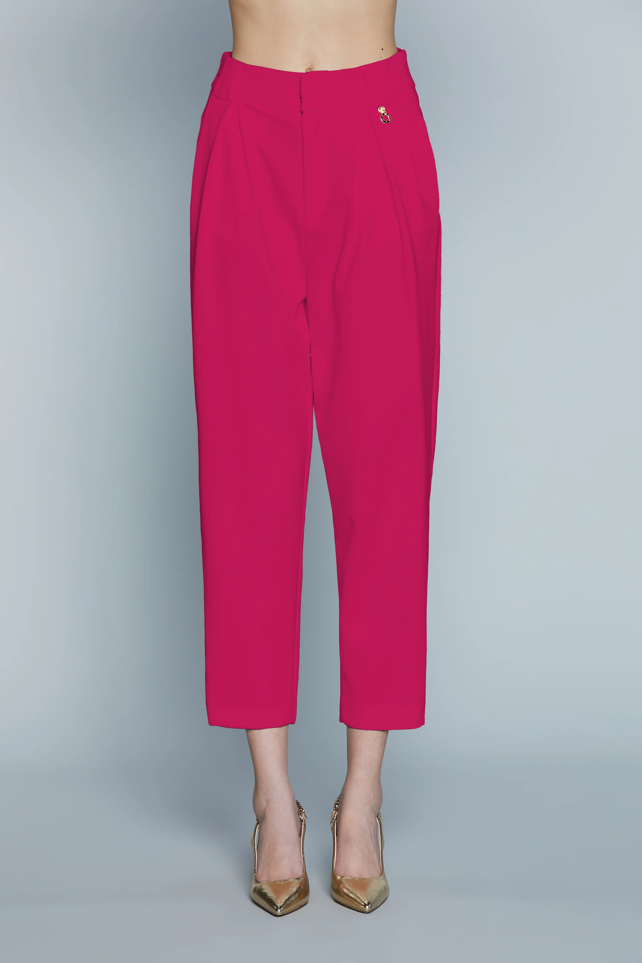Pantalone SETMU Vita Alta con Pinces più Tasche - Image 6