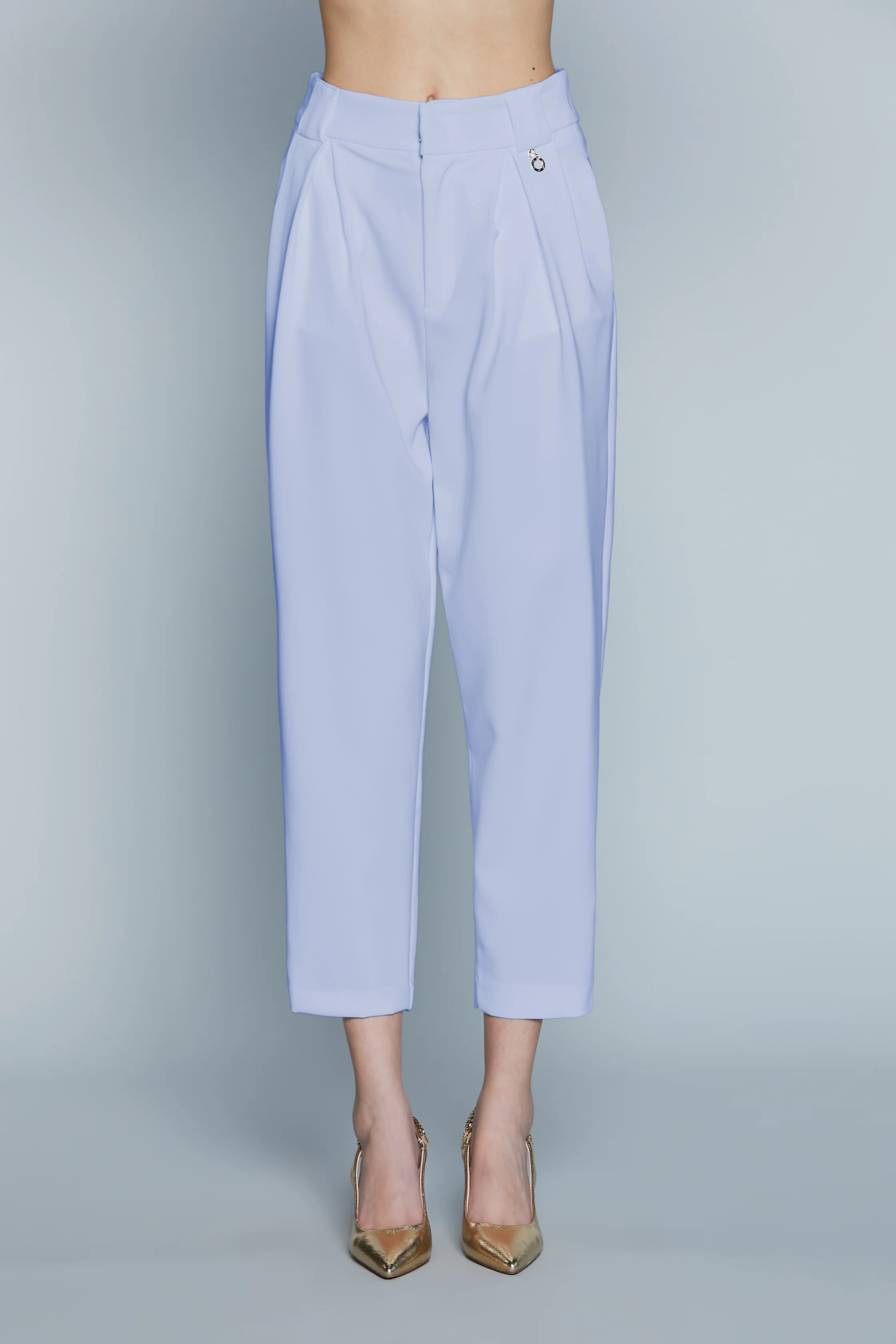 Pantalone SETMU Vita Alta con Pinces più Tasche - Image 8