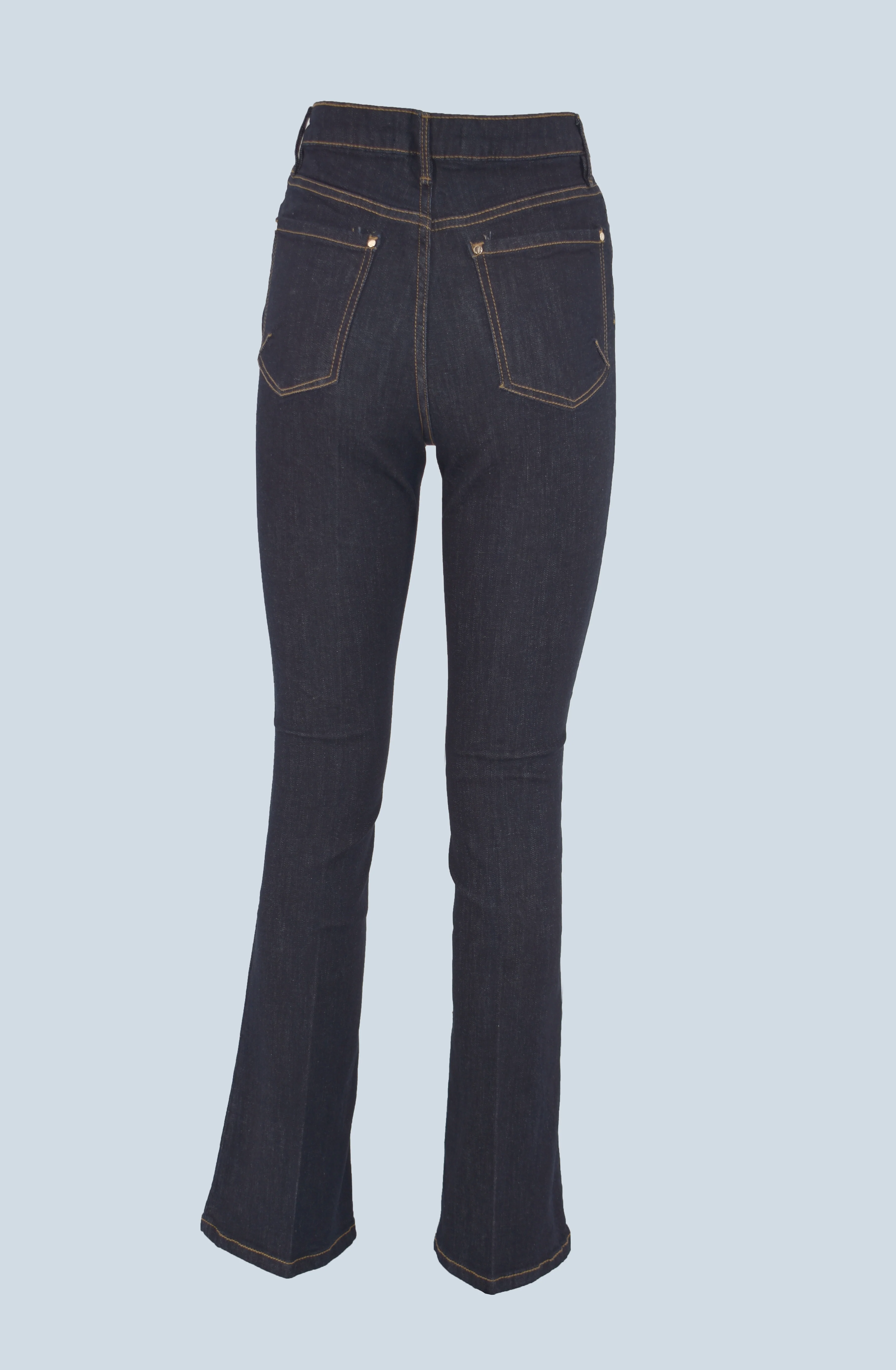 Jeans STARF vita alta 5 tasche dark blue denim - Image 3