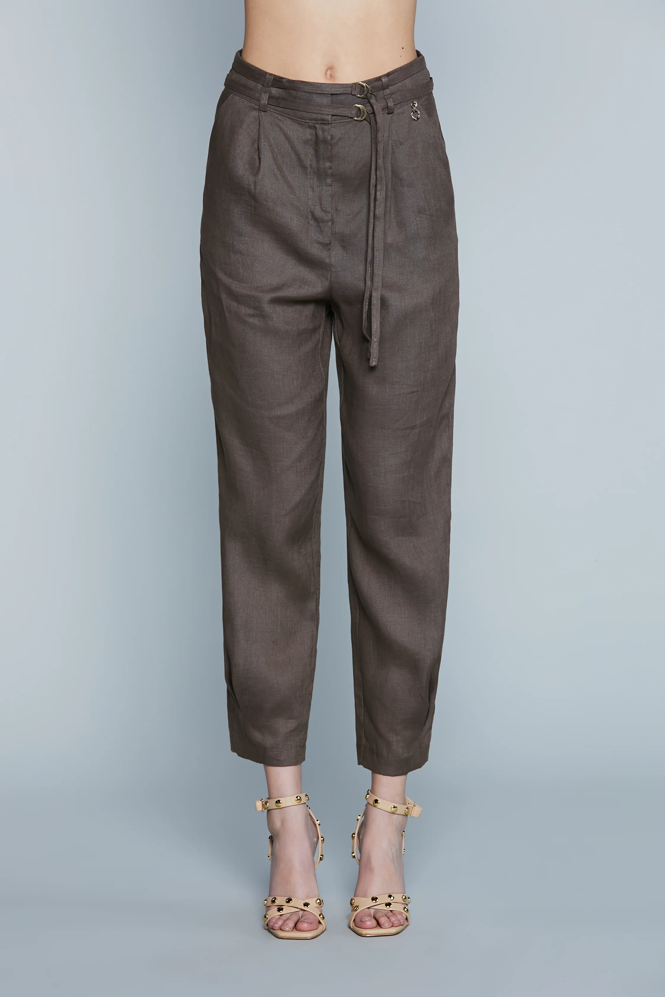 Pantalone ZOMBIA V.Alta con Cinturino Doppio più Ts Francesi più Piega Baciata F.Do - Image 2