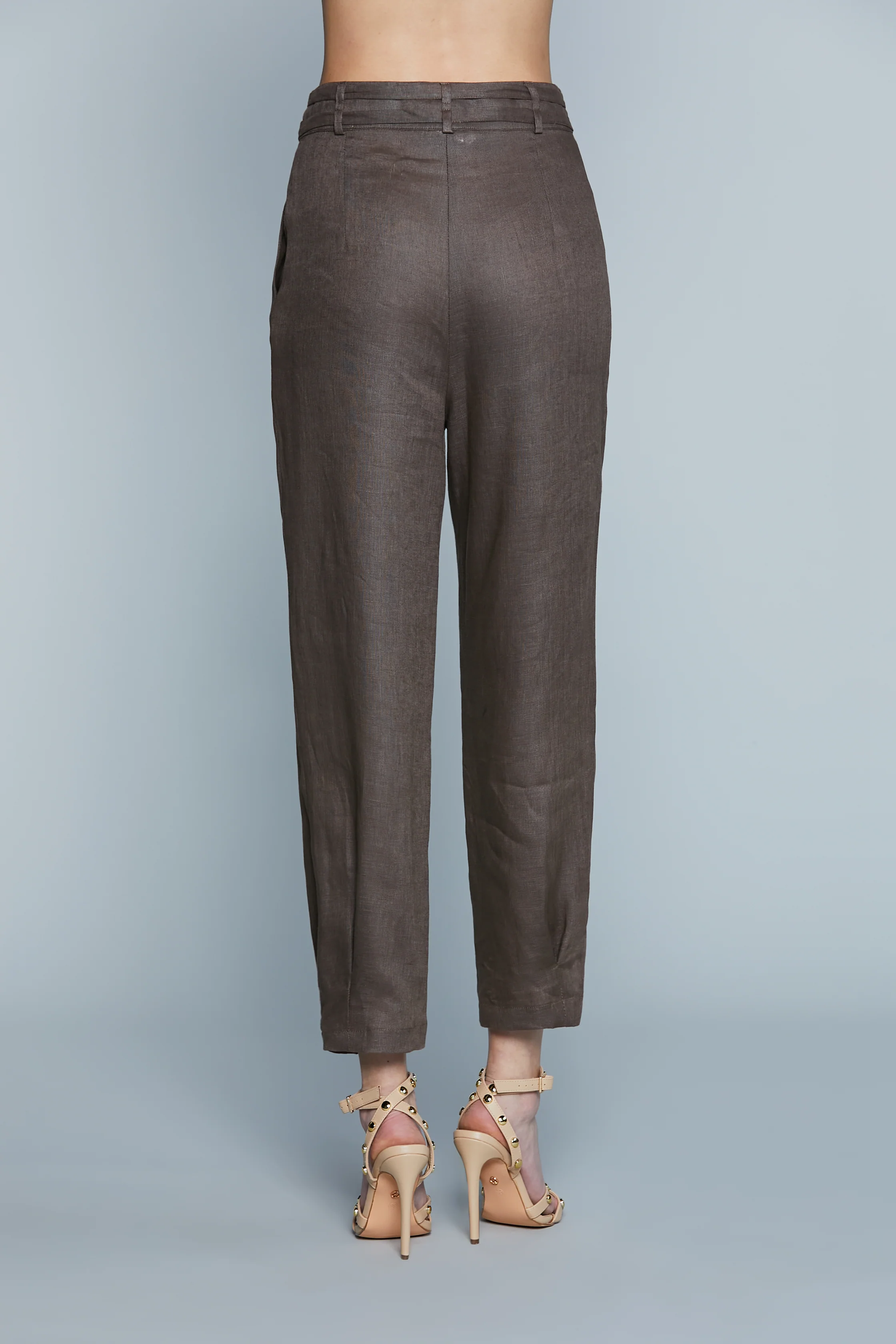 Pantalone ZOMBIA V.Alta con Cinturino Doppio più Ts Francesi più Piega Baciata F.Do - Image 4