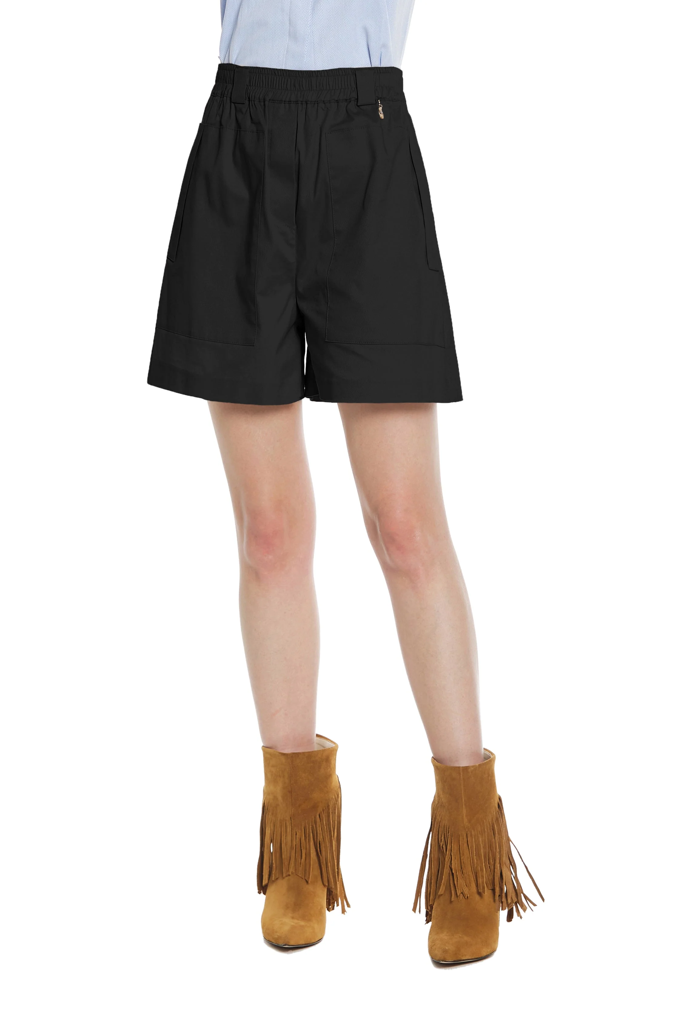 Short PEITO vita alta con elastico più tasconi - Image 6