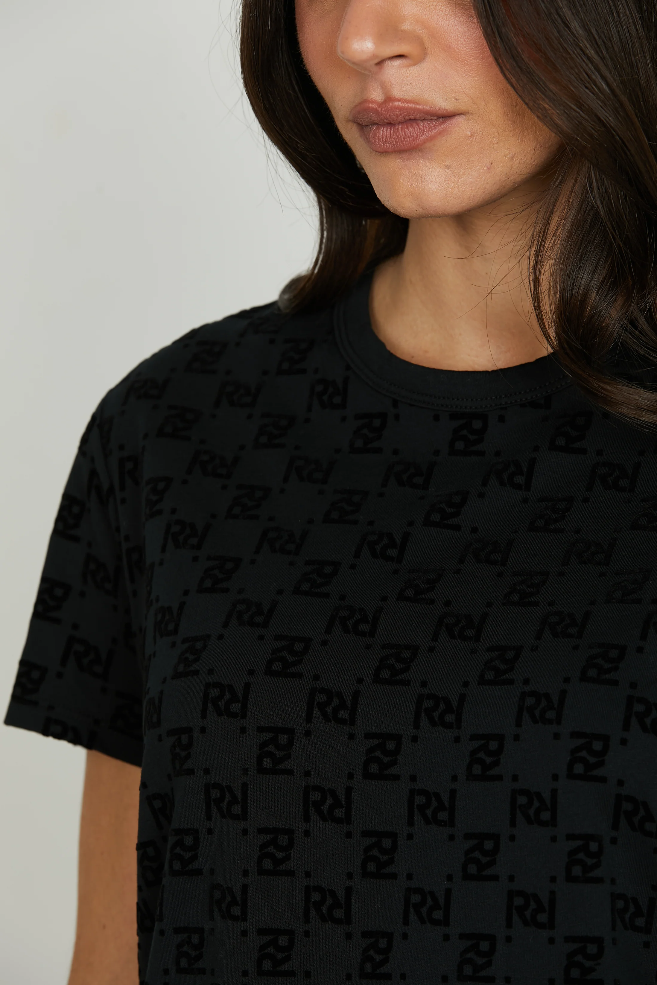 T-shirt FLOKKY mezza manicacon stampa flock logo - Image 4