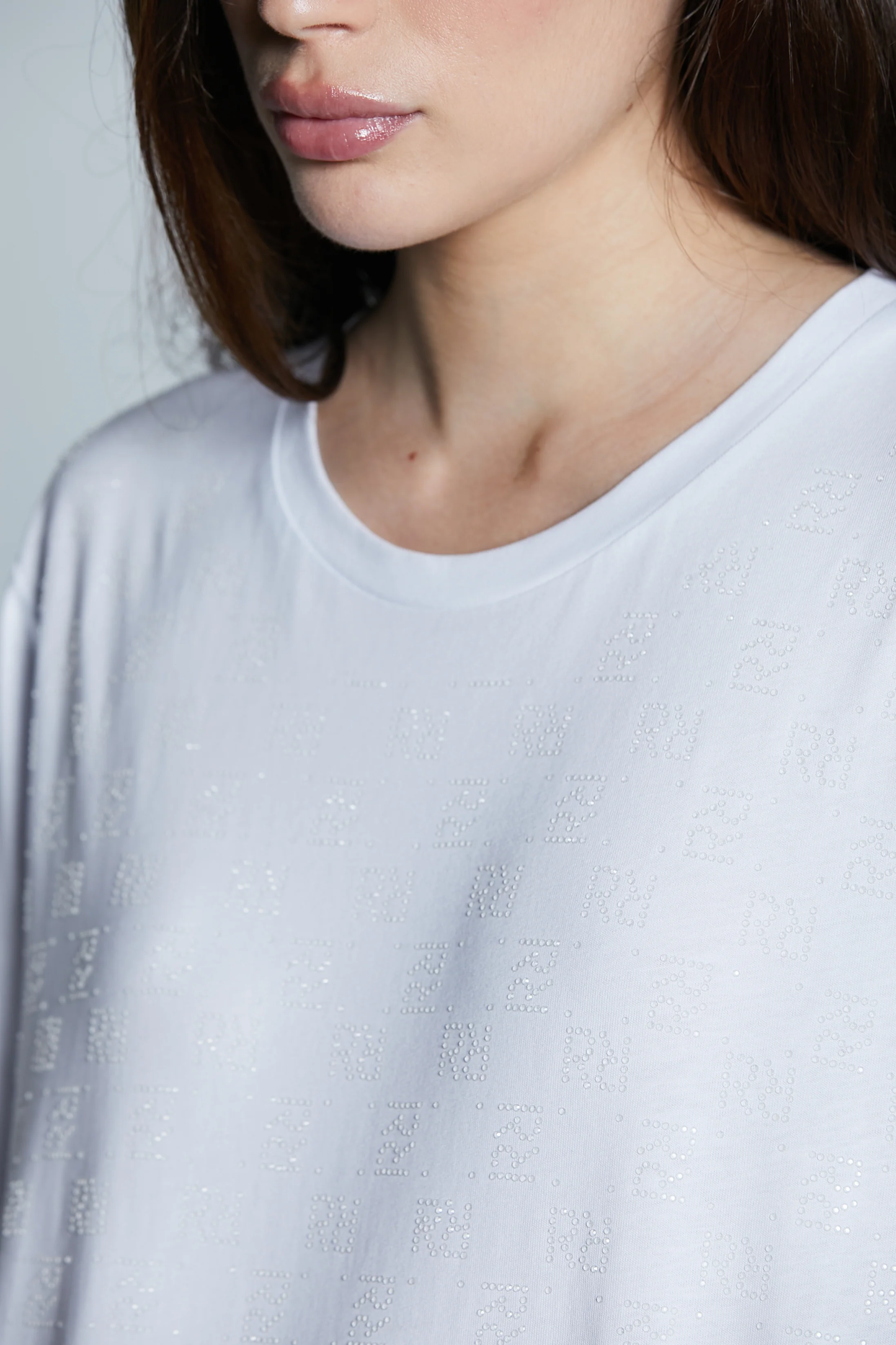 T-Shirt LOGOSTRA M/M con Strass Logo - Image 4