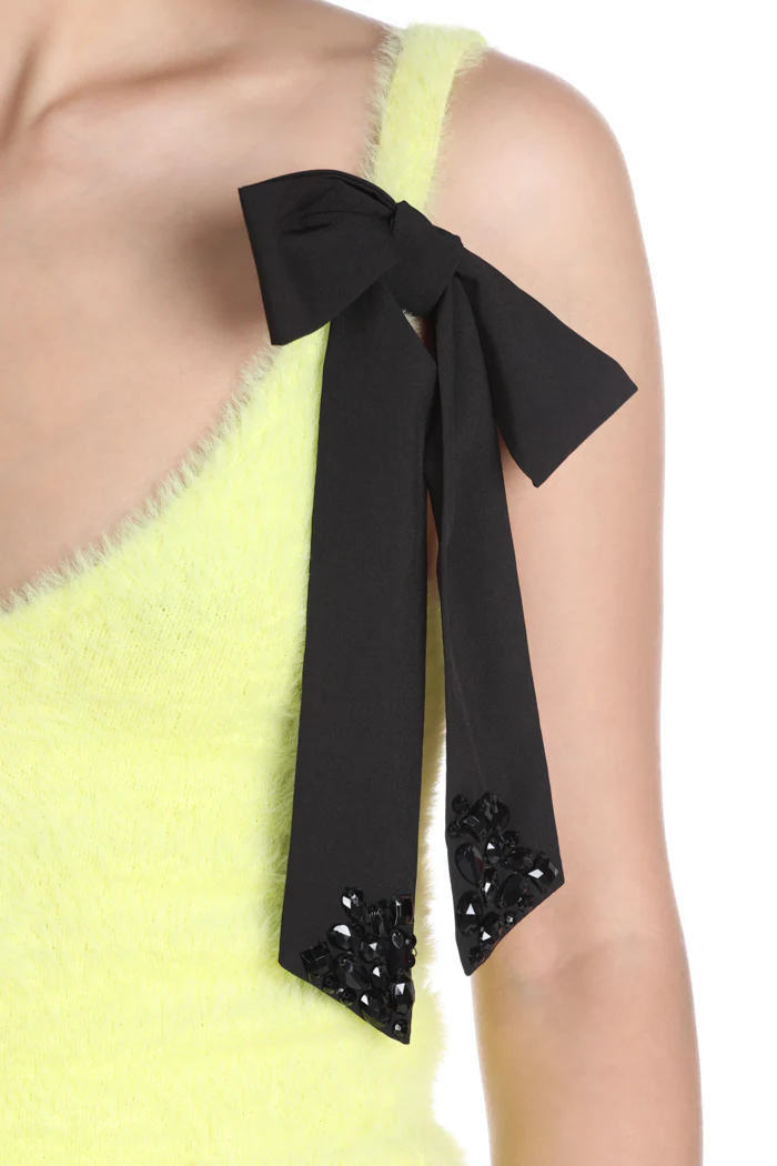 Top-tricot PELLICCETTYA con spilla fiocco più pietre - Image 6